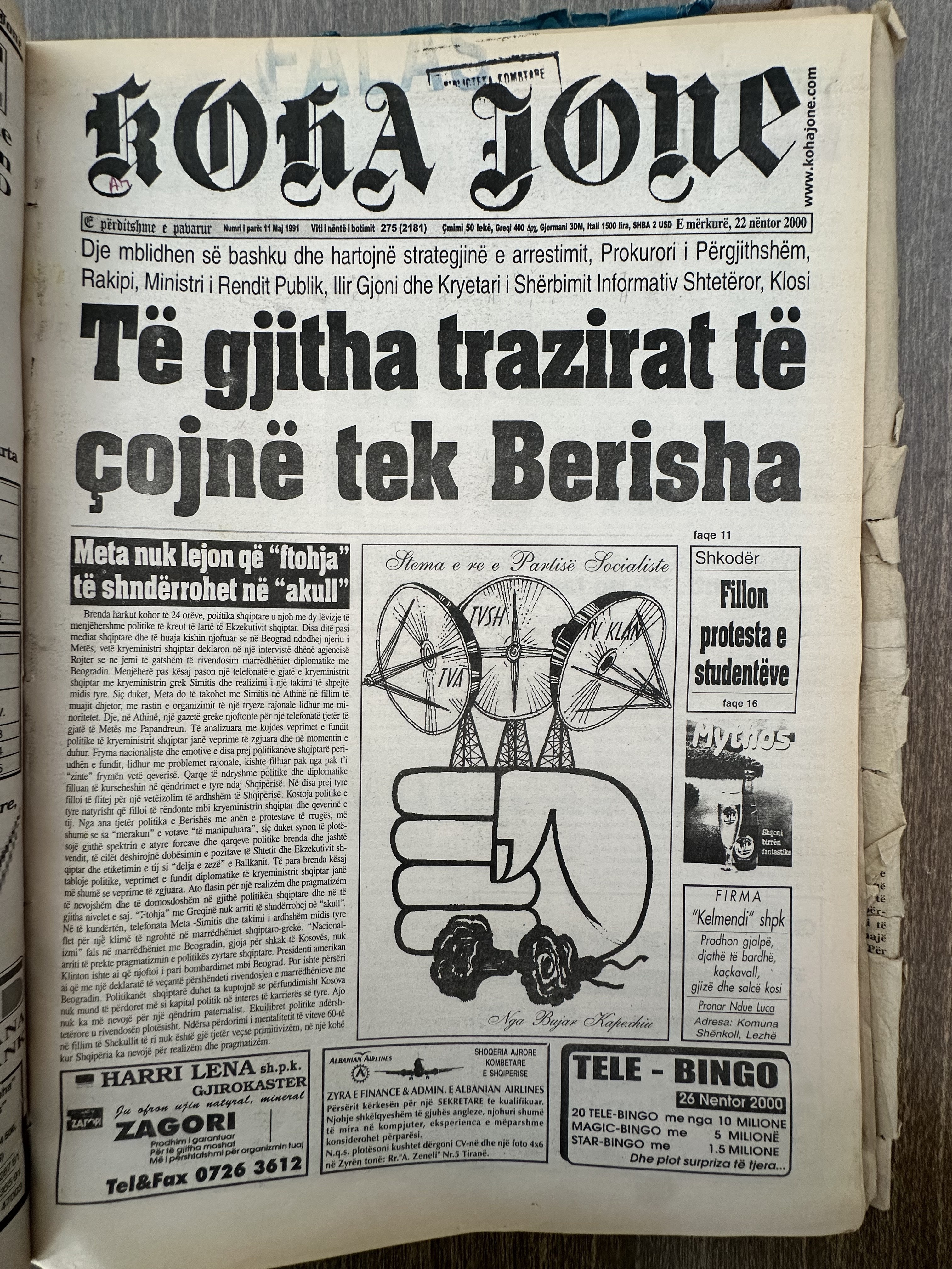 Koha Jonë 2000-11-22