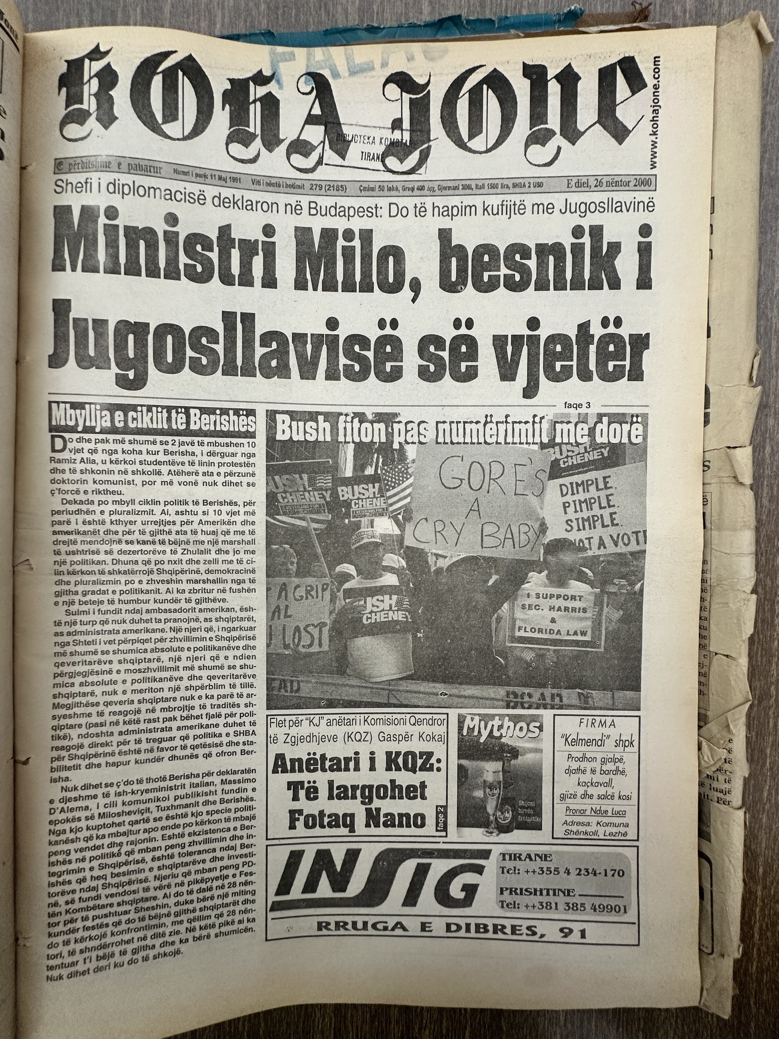 Koha Jonë 2000-11-26
