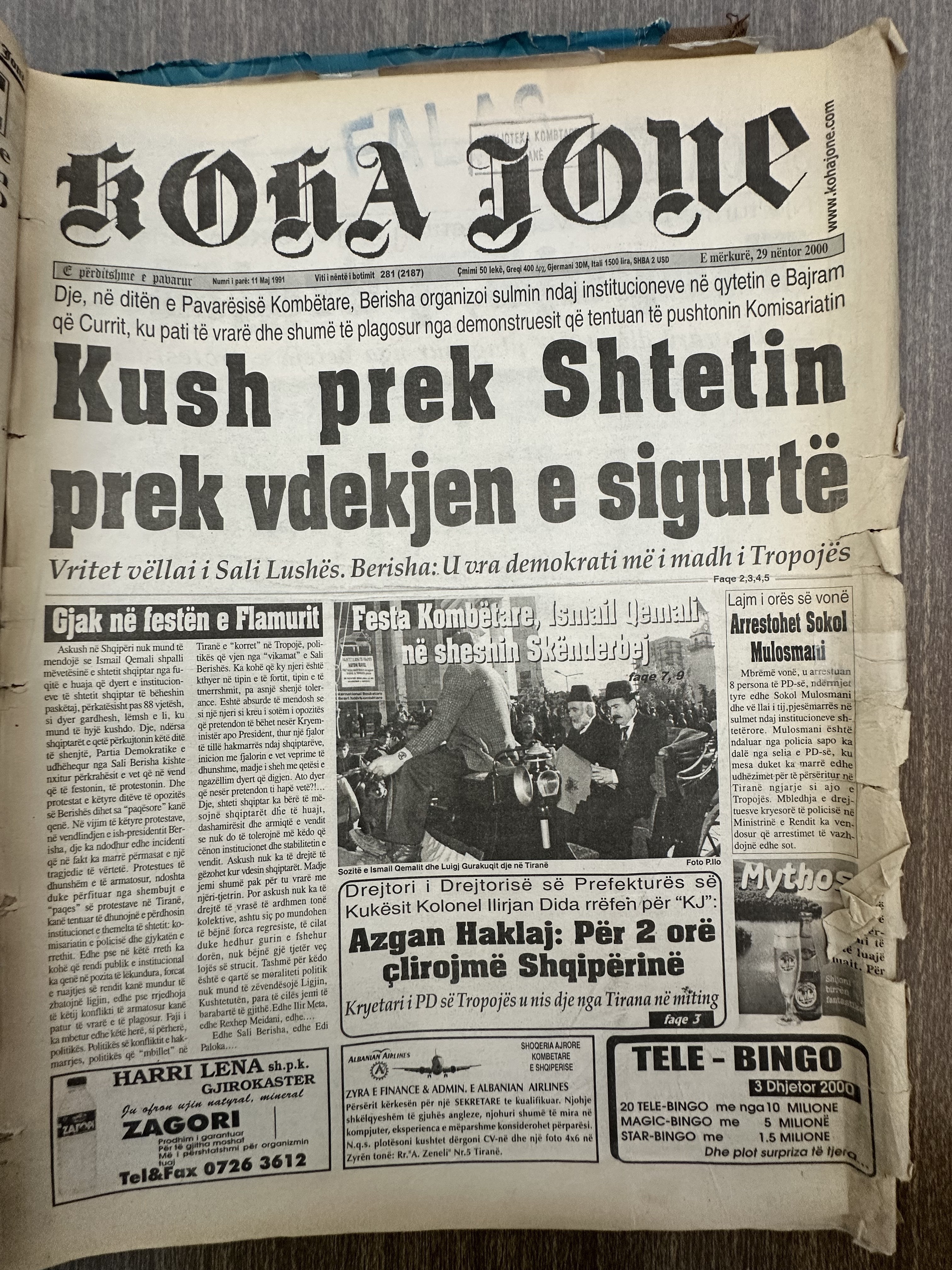 Koha Jonë 2000-11-29