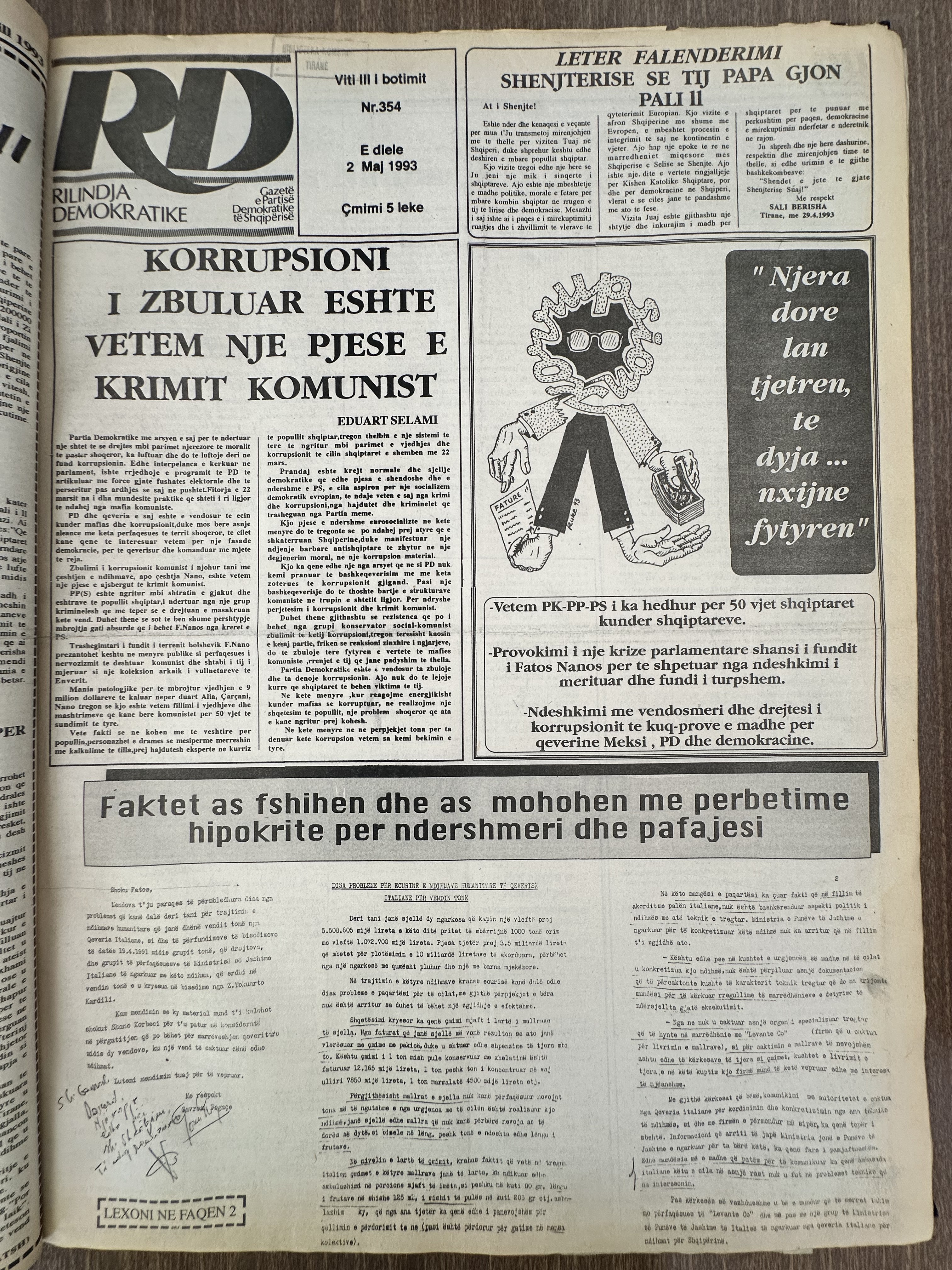 Rilindja Demokratike 1993-05-02
