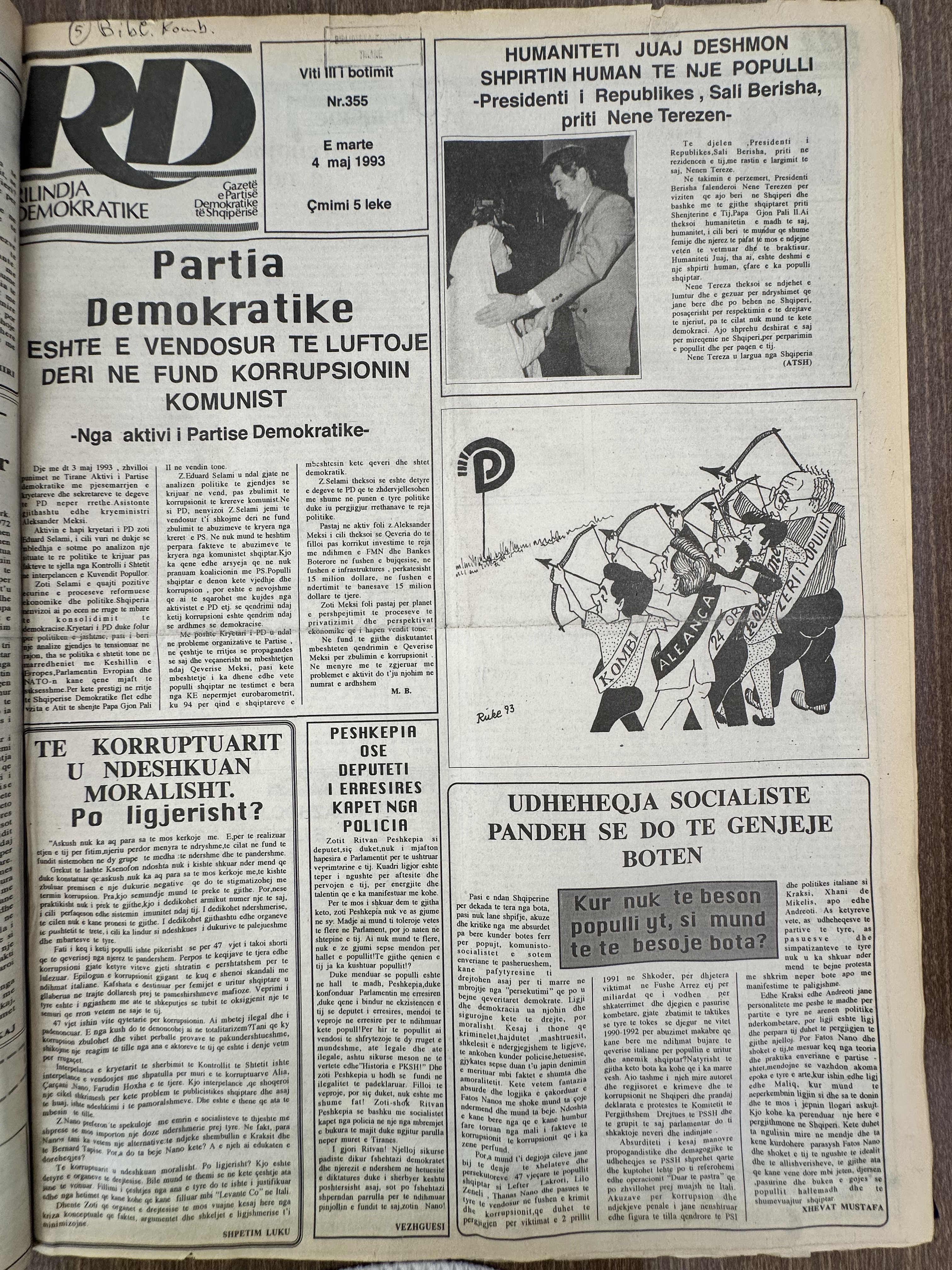 Rilindja Demokratike 1993-05-04