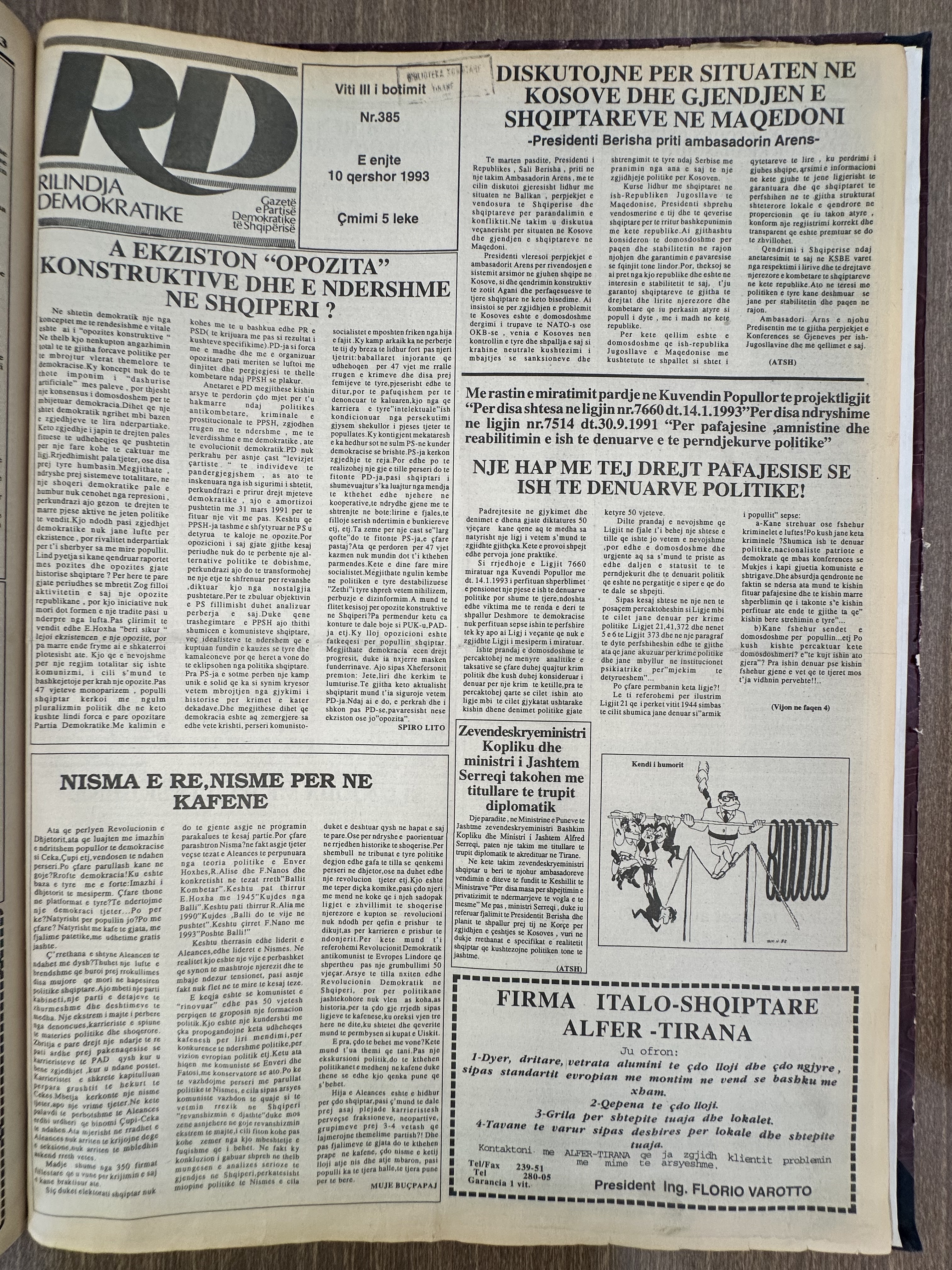 Rilindja Demokratike 1993-06-10