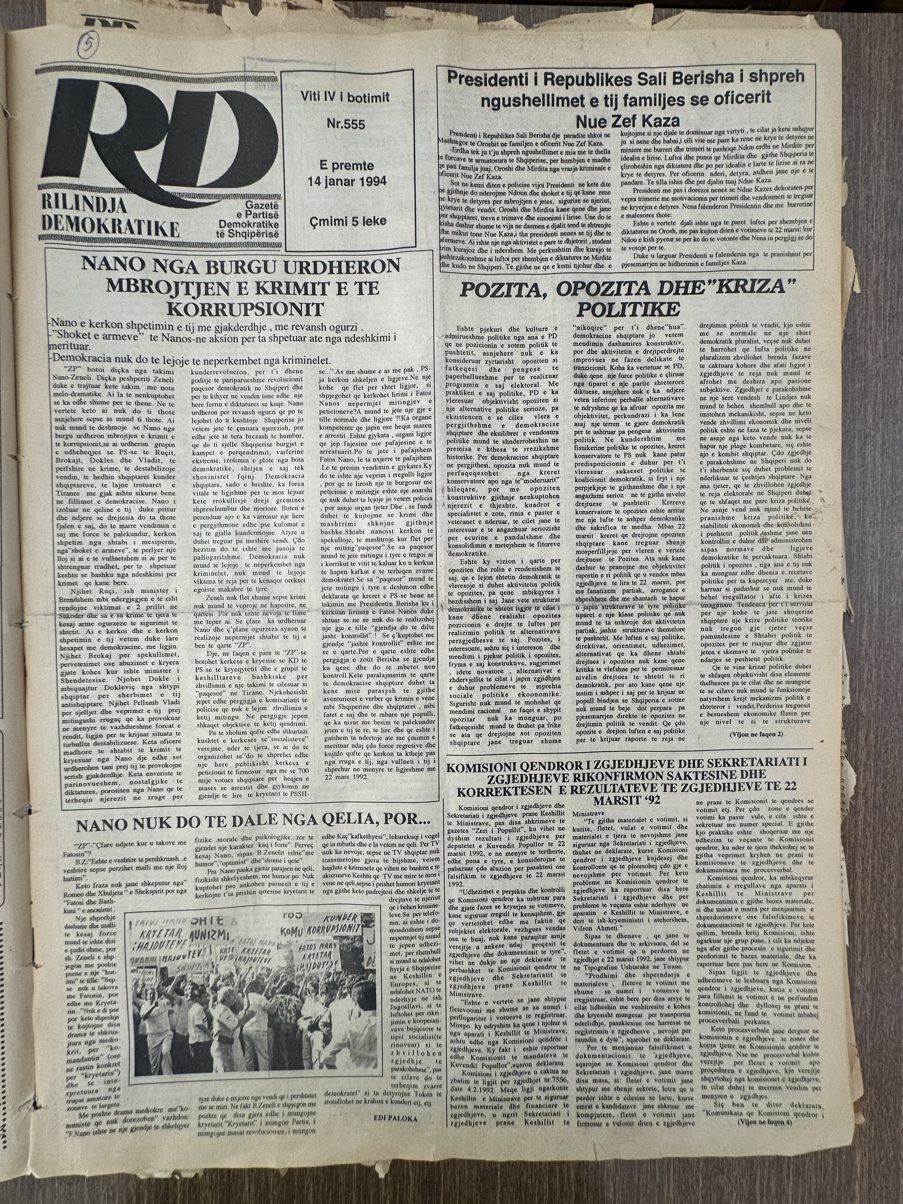 Rilindja Demokratike 1994-01-14