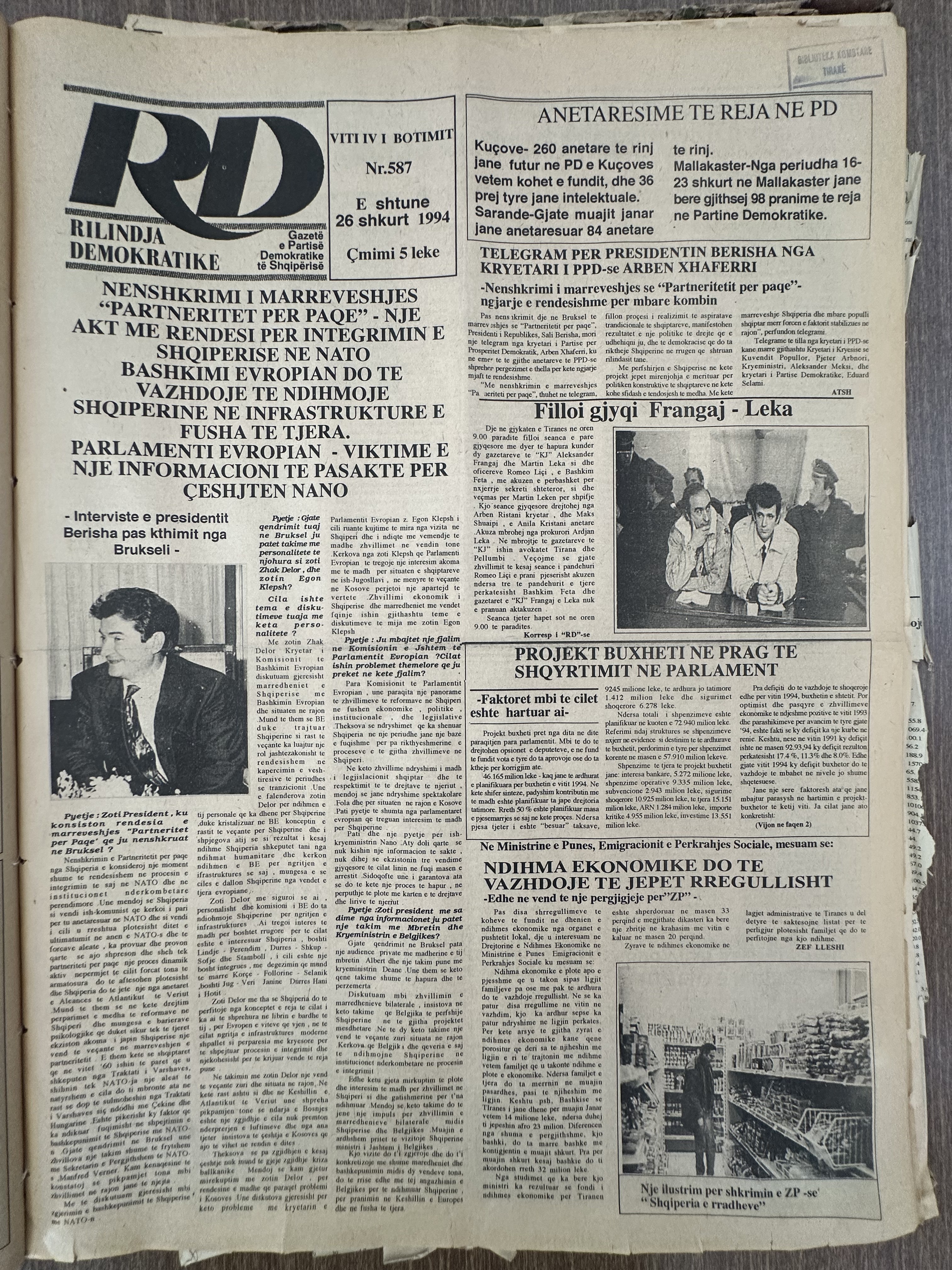 Rilindja Demokratike 1994-02-26