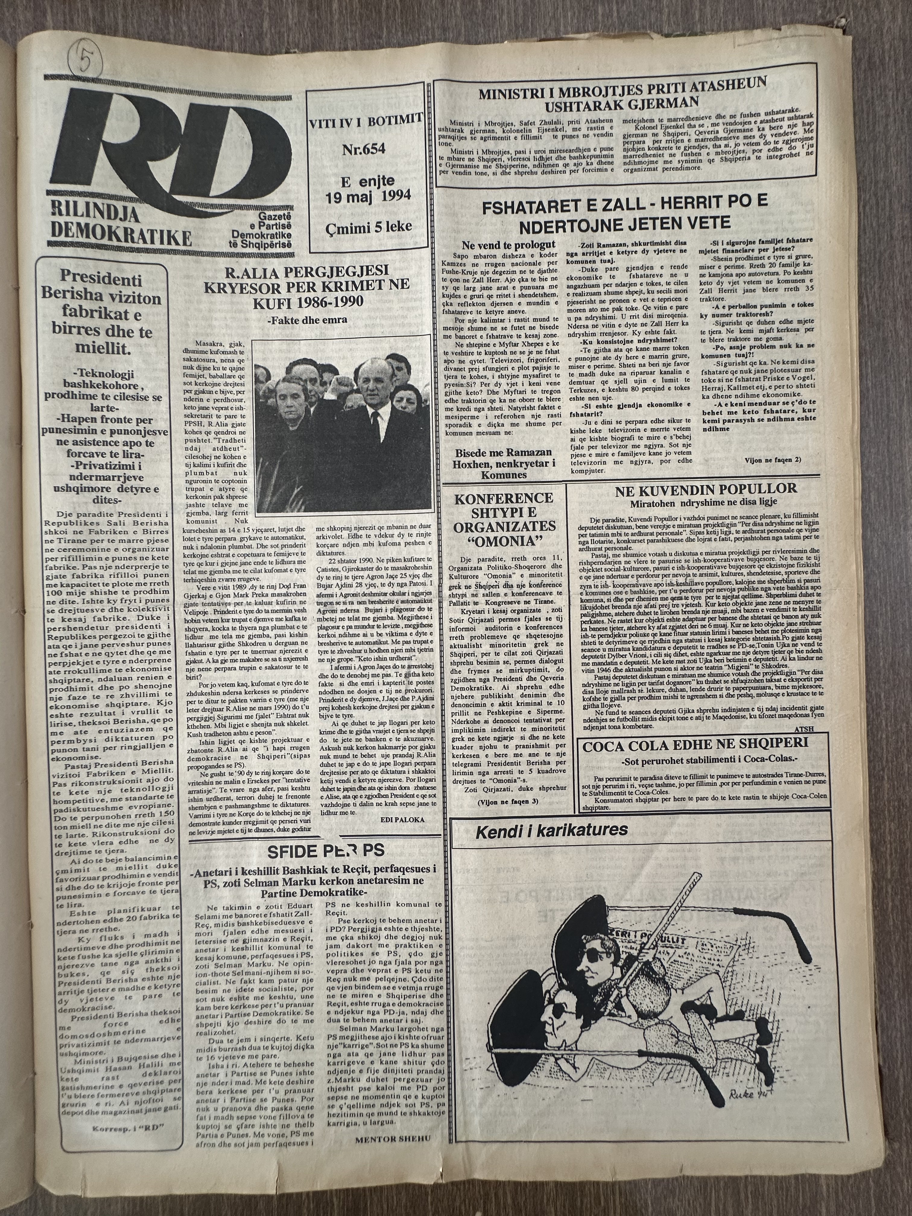 Rilindja Demokratike 1994-05-19
