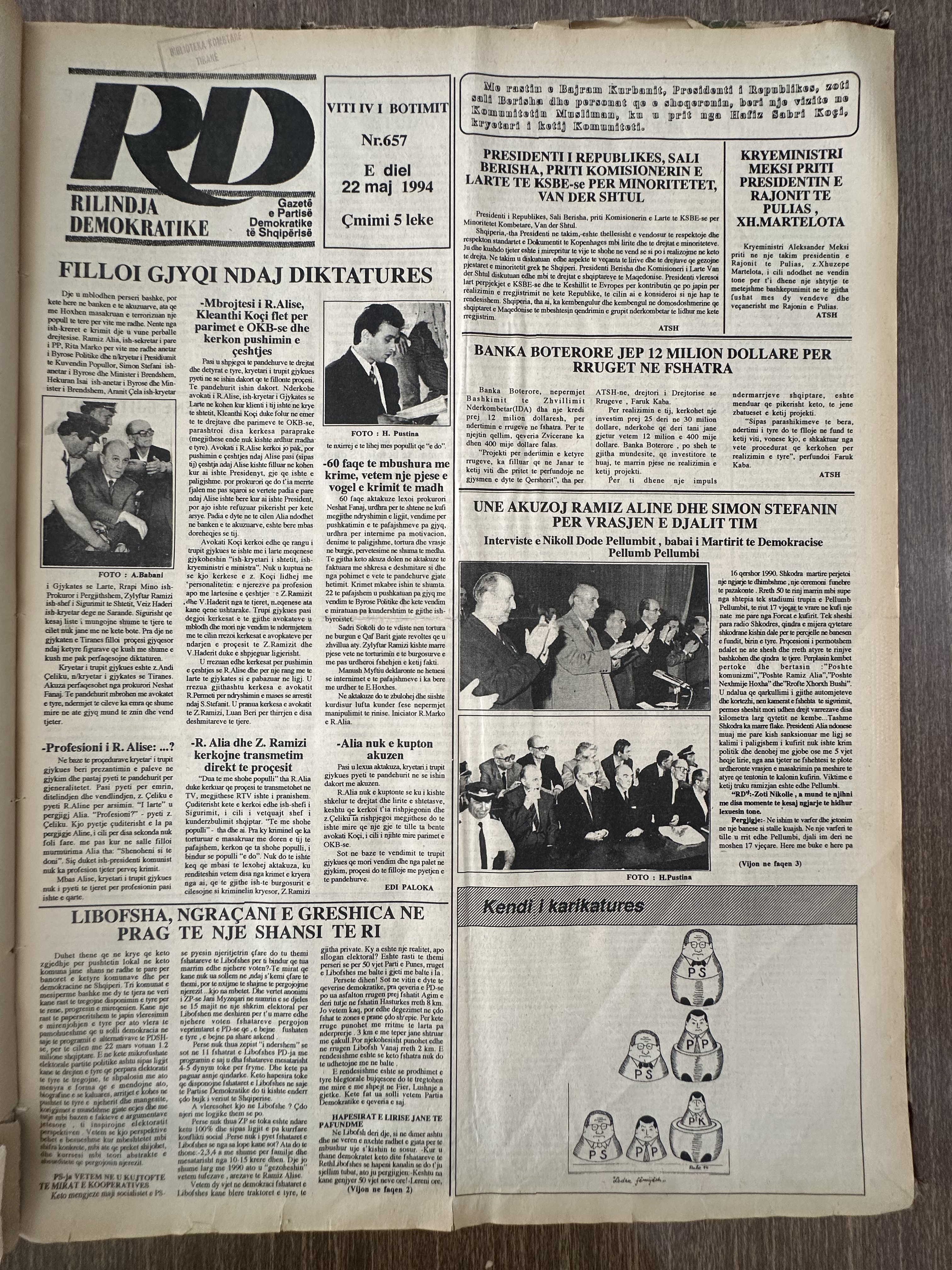 Rilindja Demokratike 1994-05-22