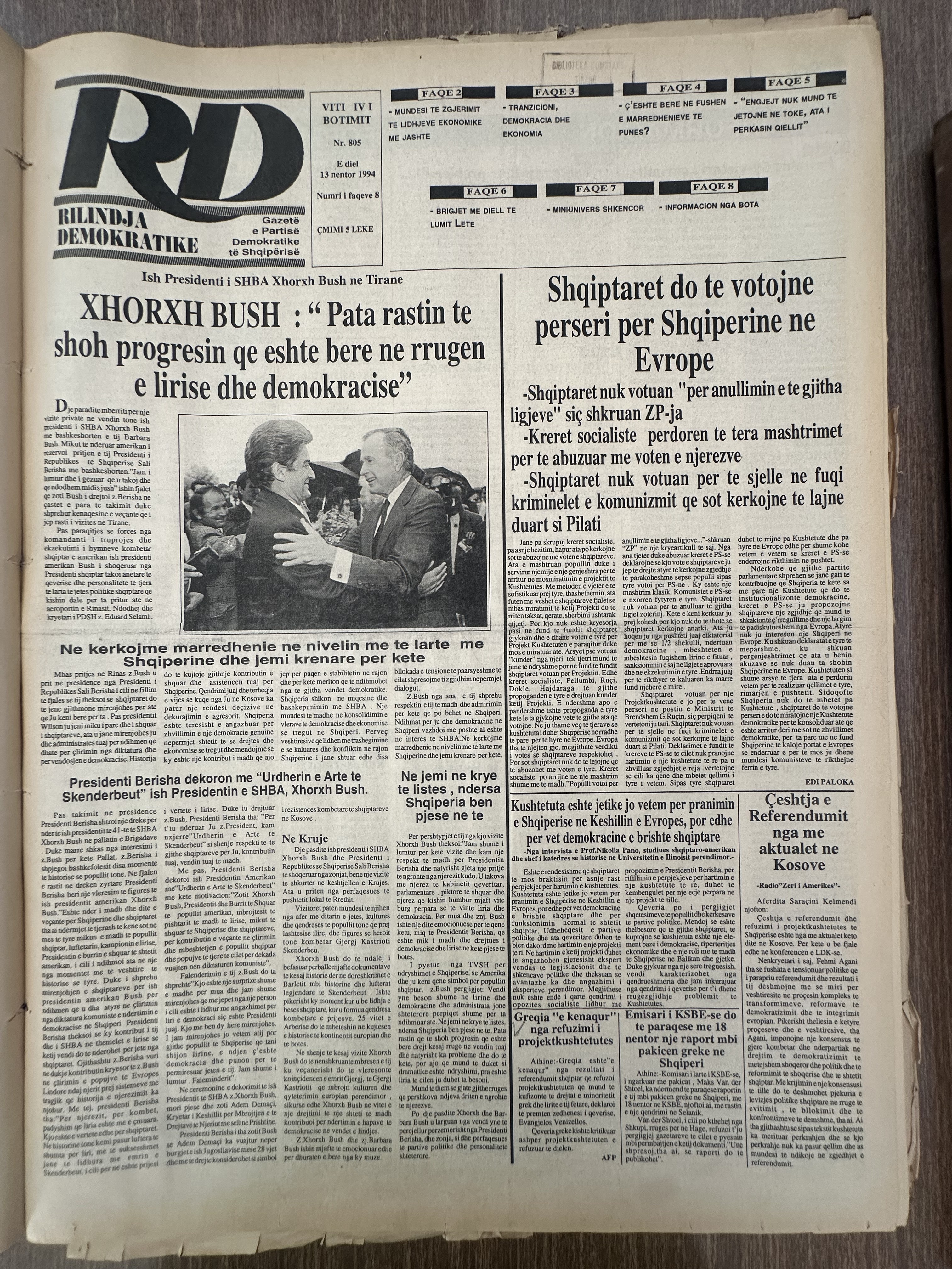Rilindja Demokratike 1994-11-13