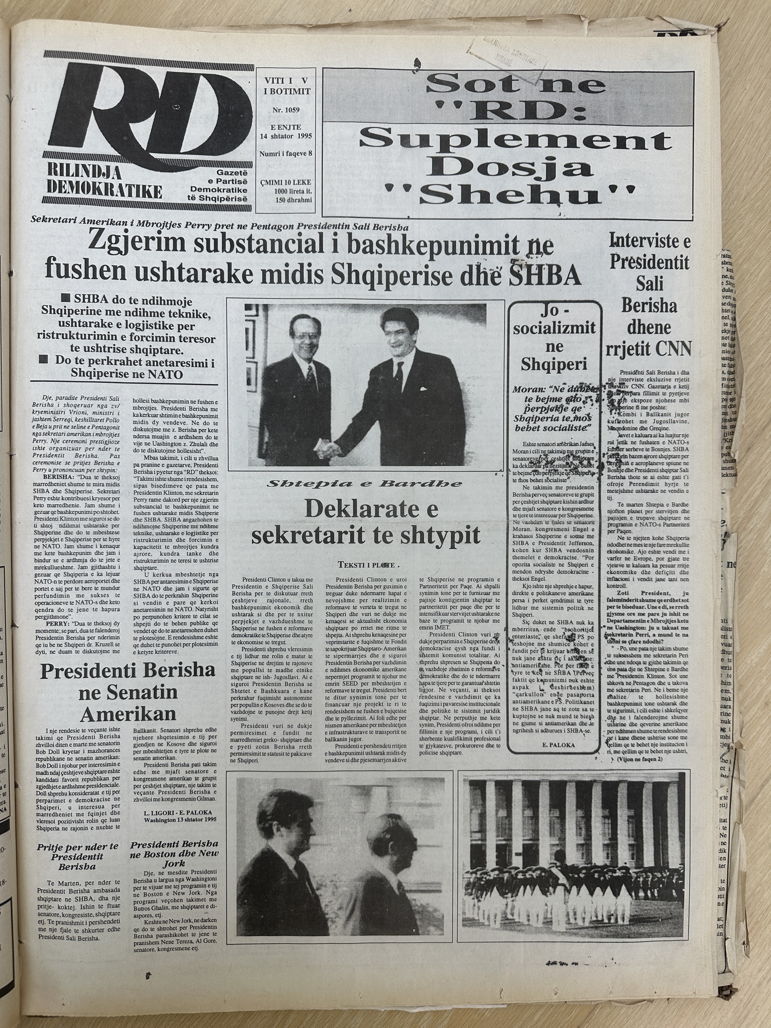 Rilindja Demokratike 1995-09-14