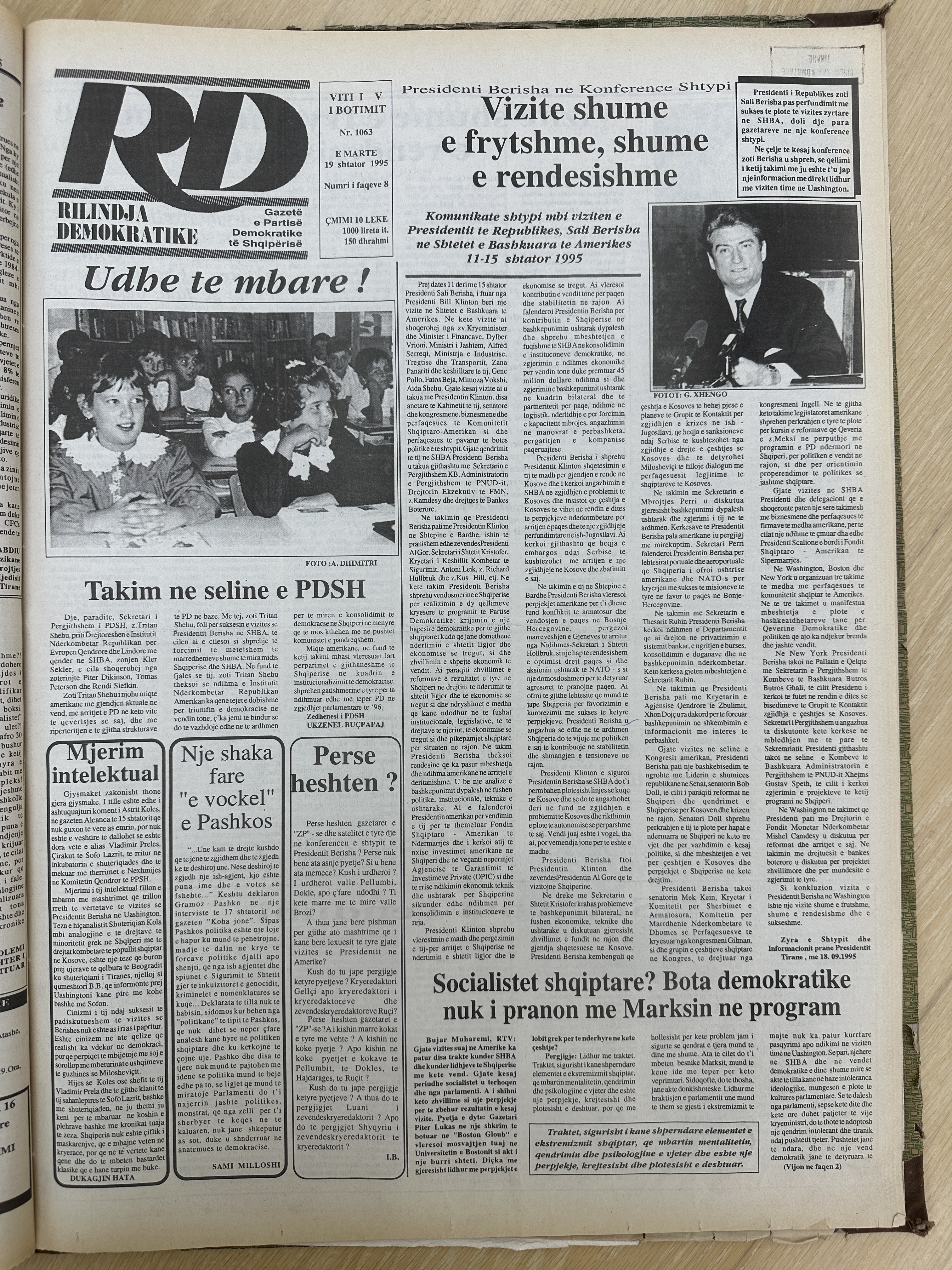 Rilindja Demokratike 1995-09-19