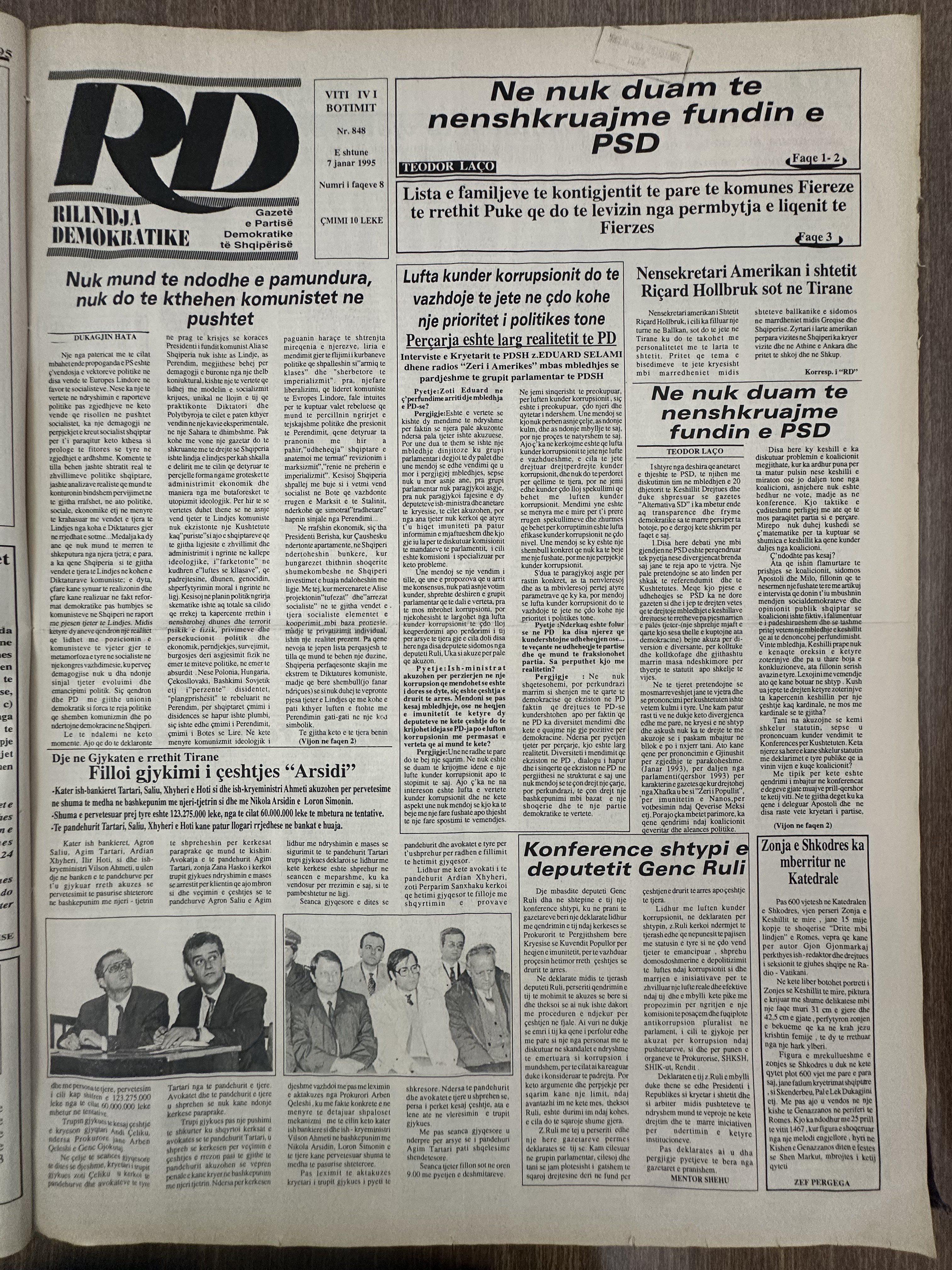 Rilindja Demokratike 1995-01-07