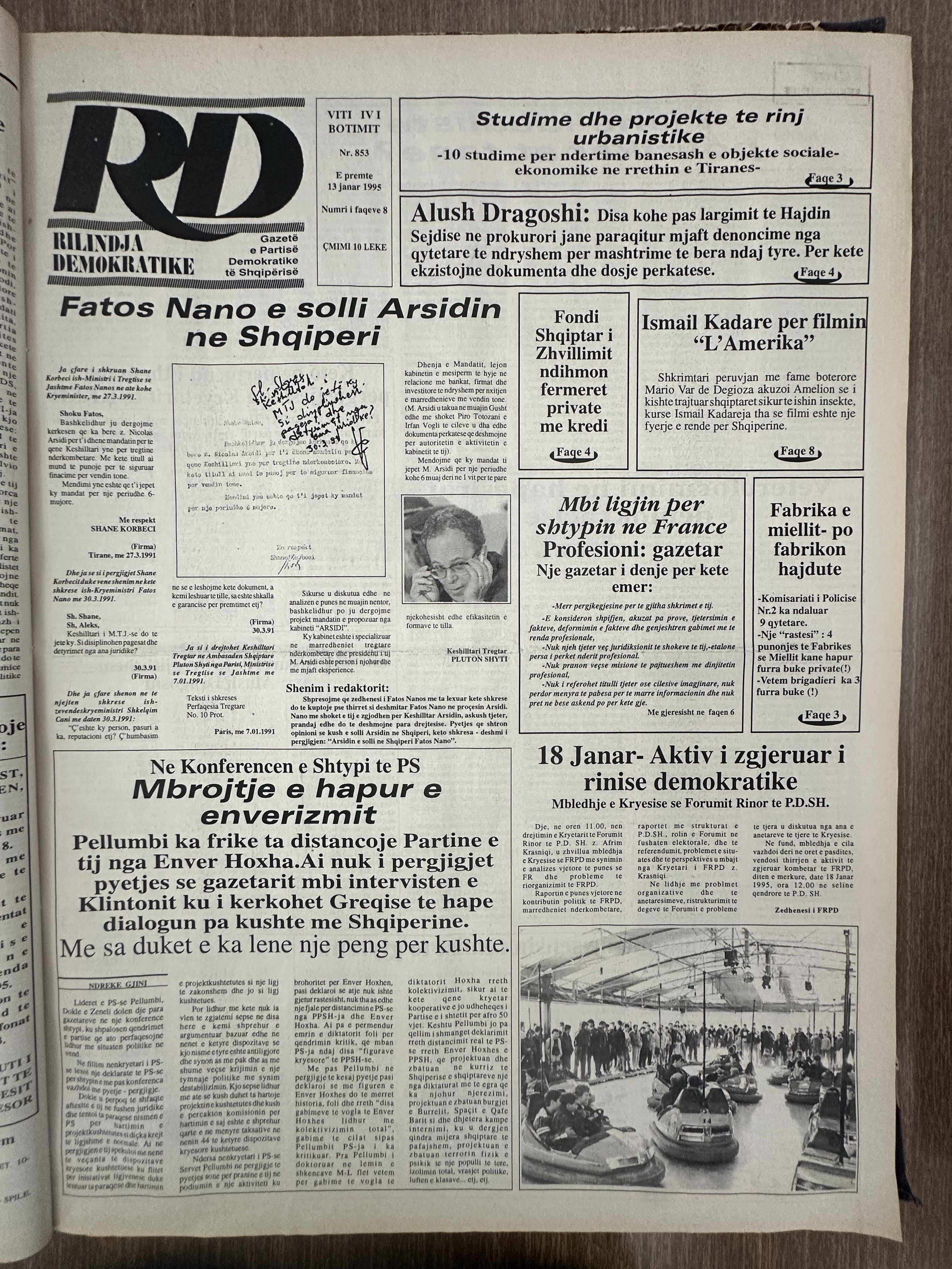 Rilindja Demokratike 1995-01-13