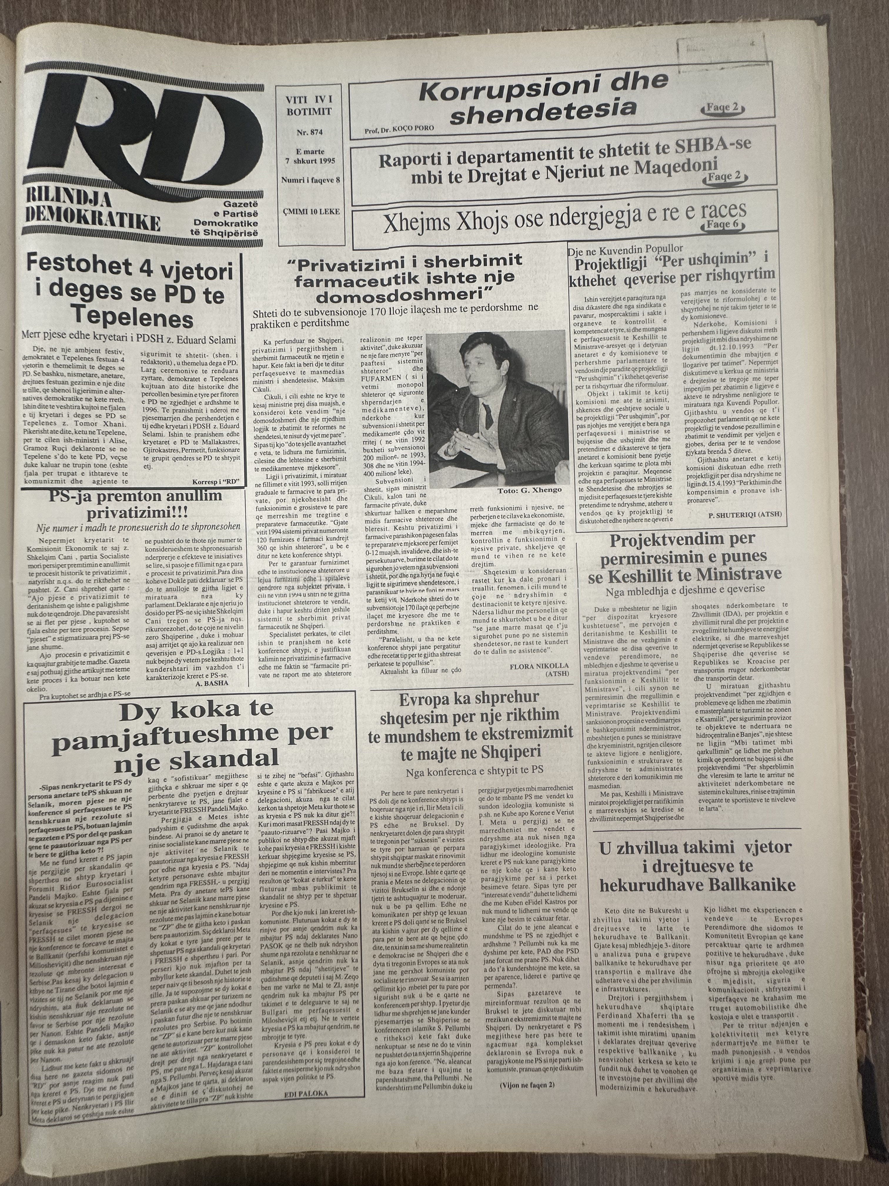 Rilindja Demokratike 1995-02-07