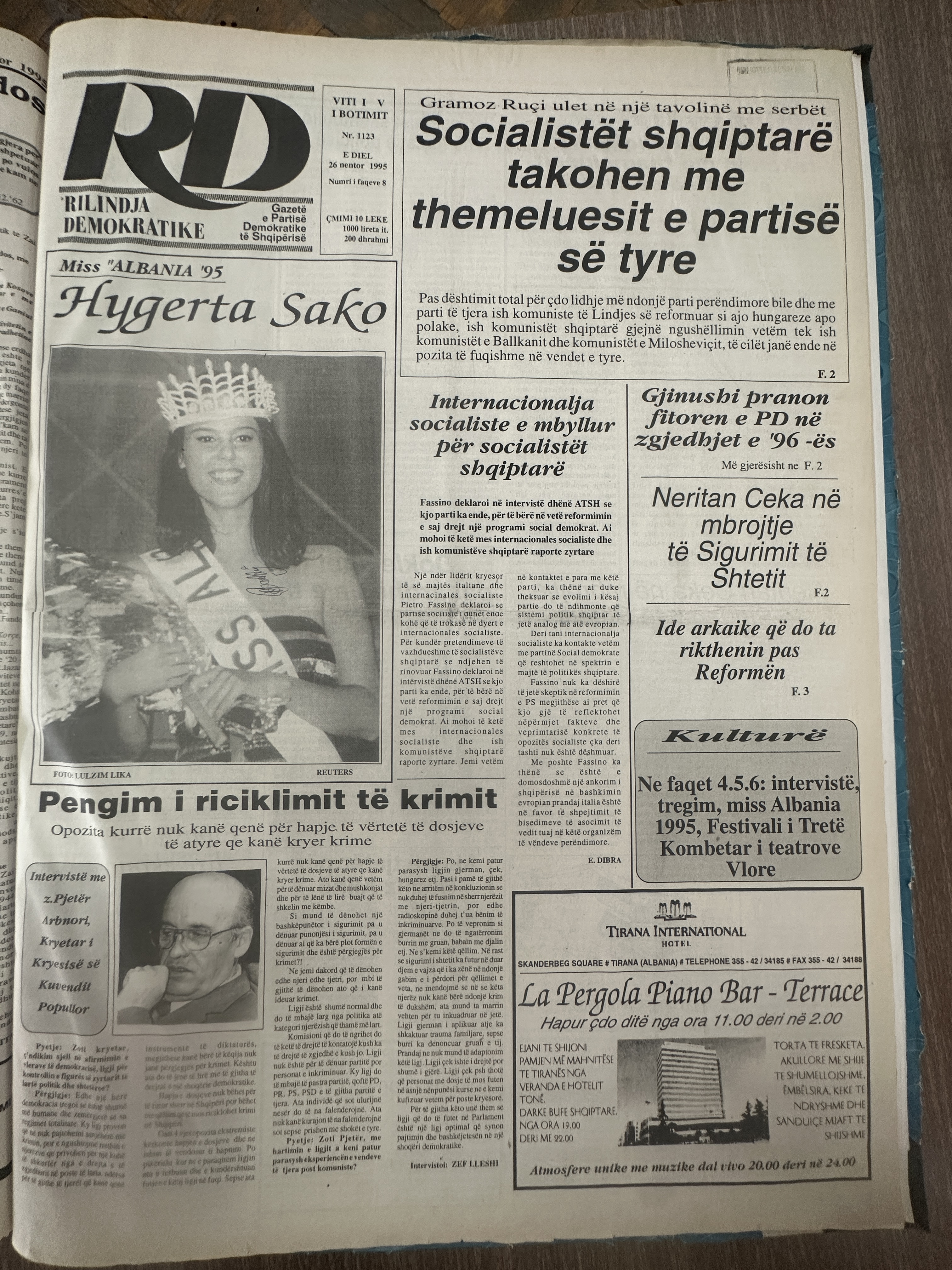 Rilindja Demokratike 1995-11-26