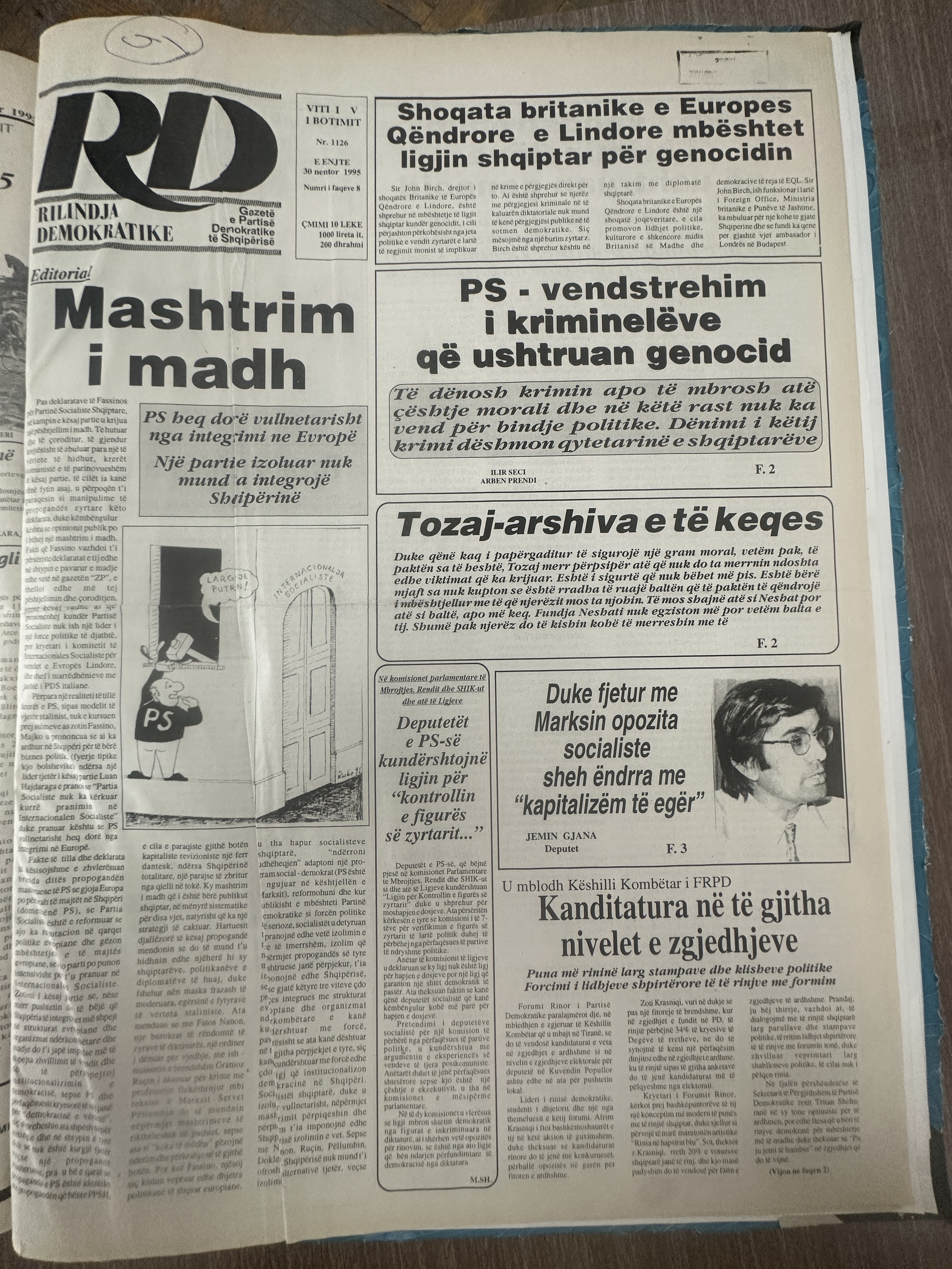 Rilindja Demokratike 1995-11-30