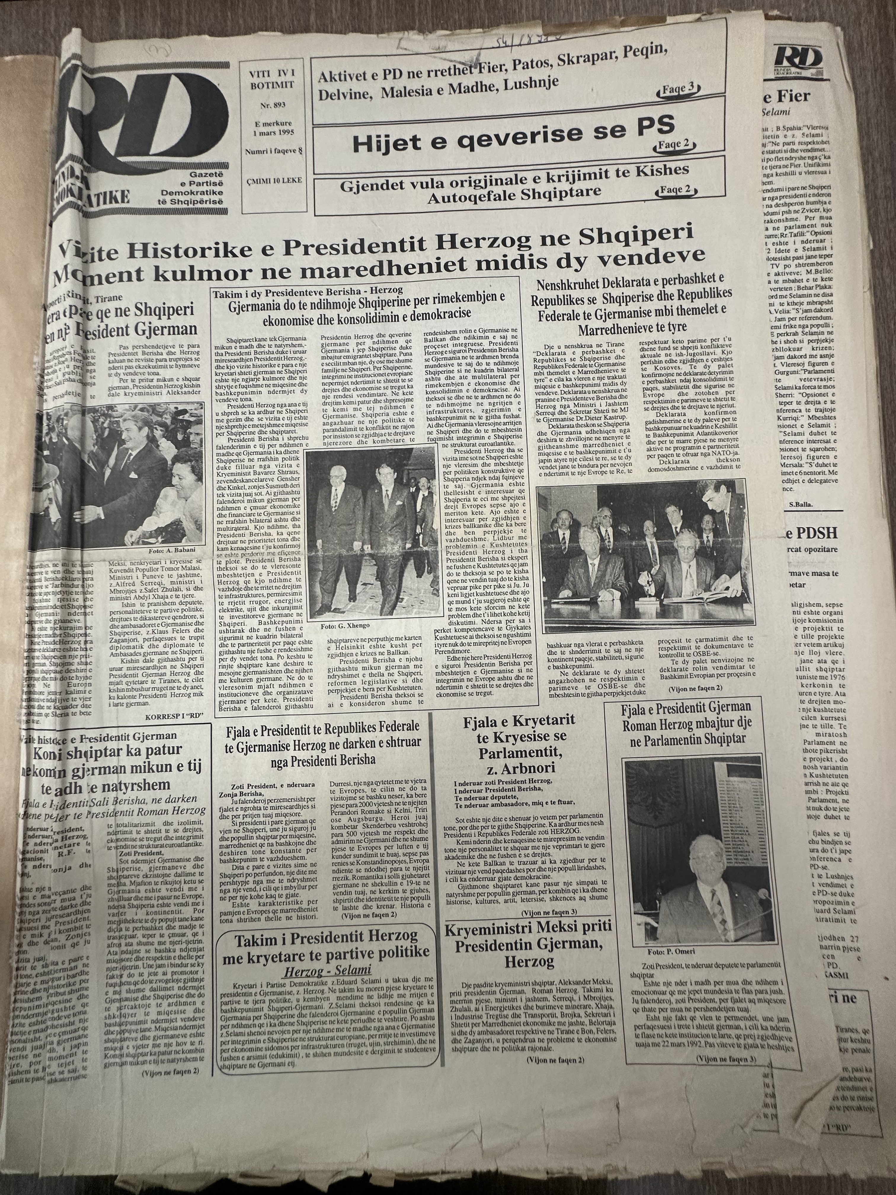 Rilindja Demokratike 1995-03-01