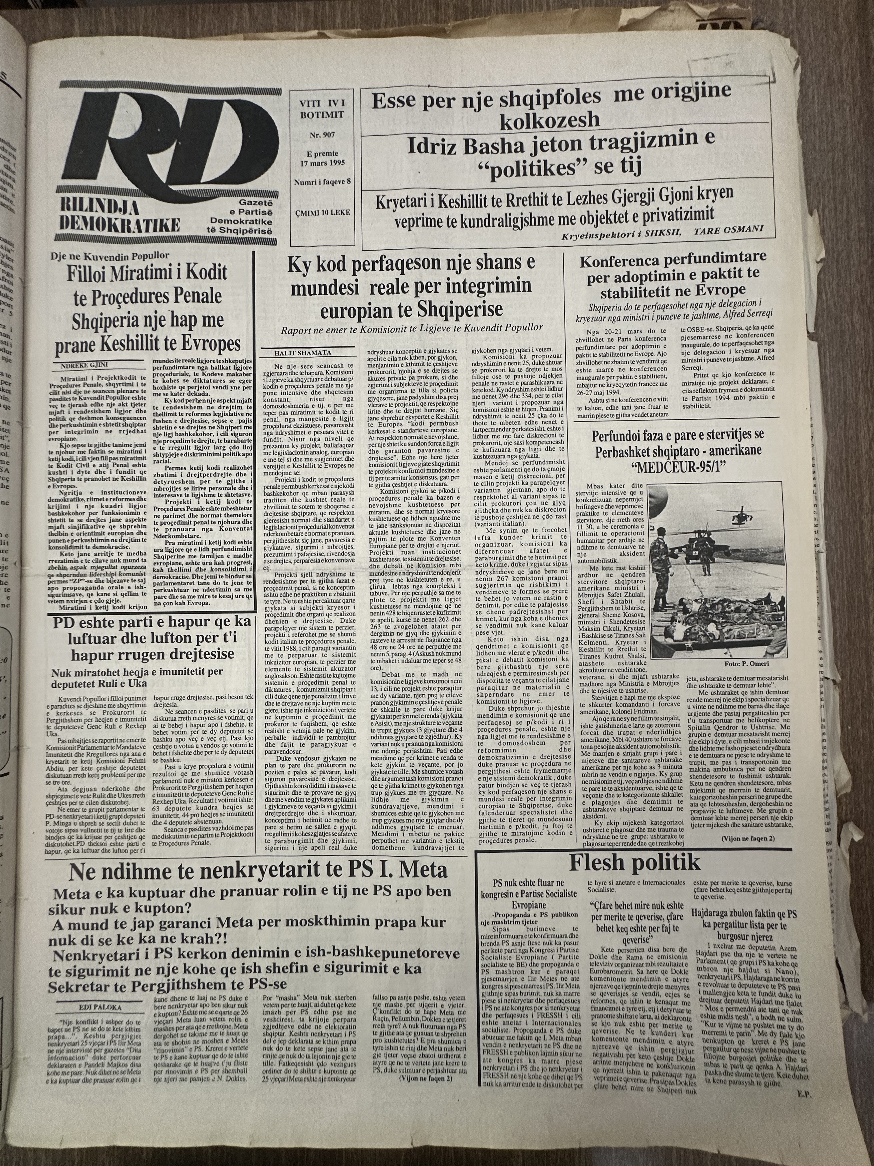 Rilindja Demokratike 1995-03-17