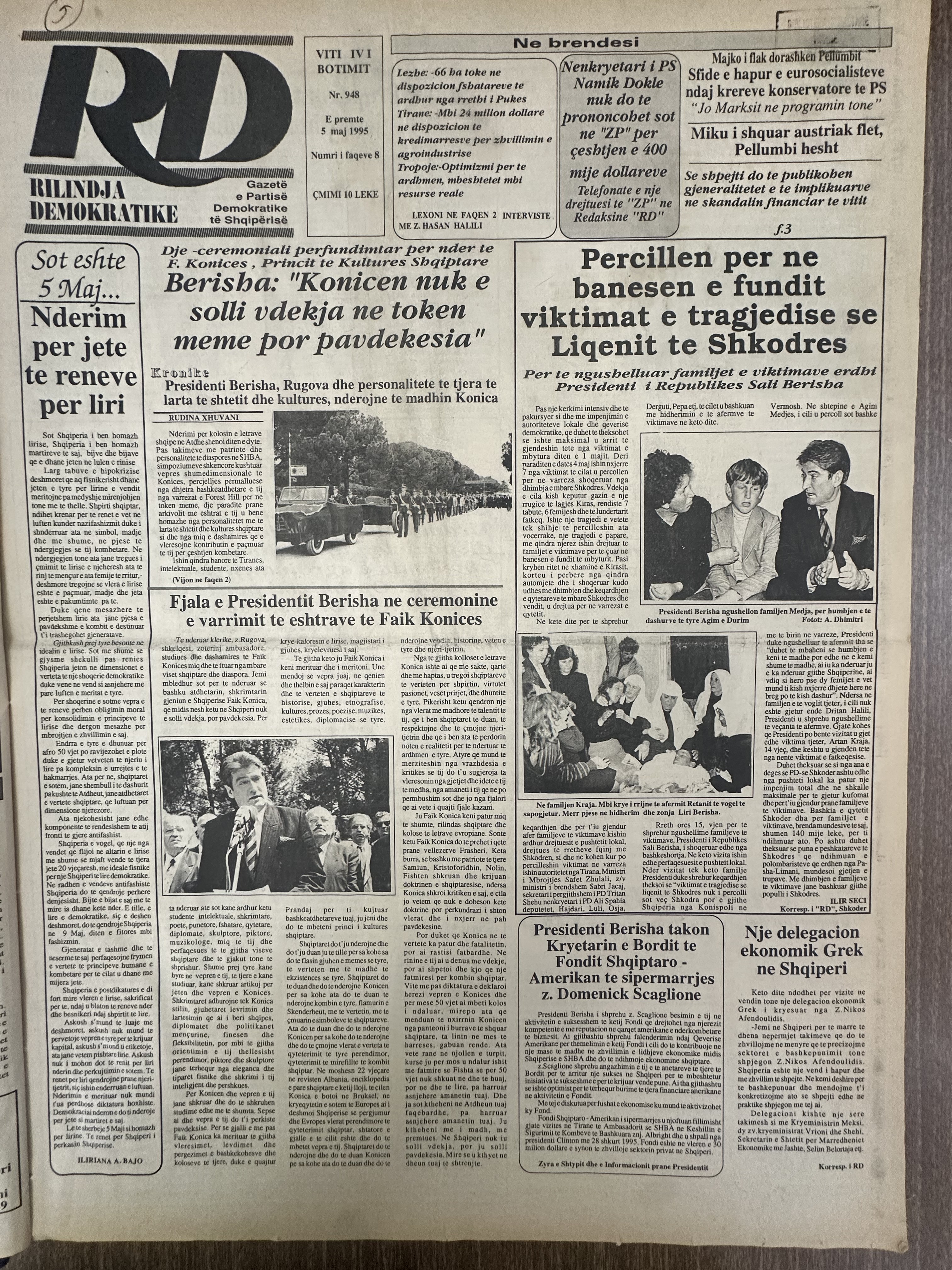 Rilindja Demokratike 1995-05-05