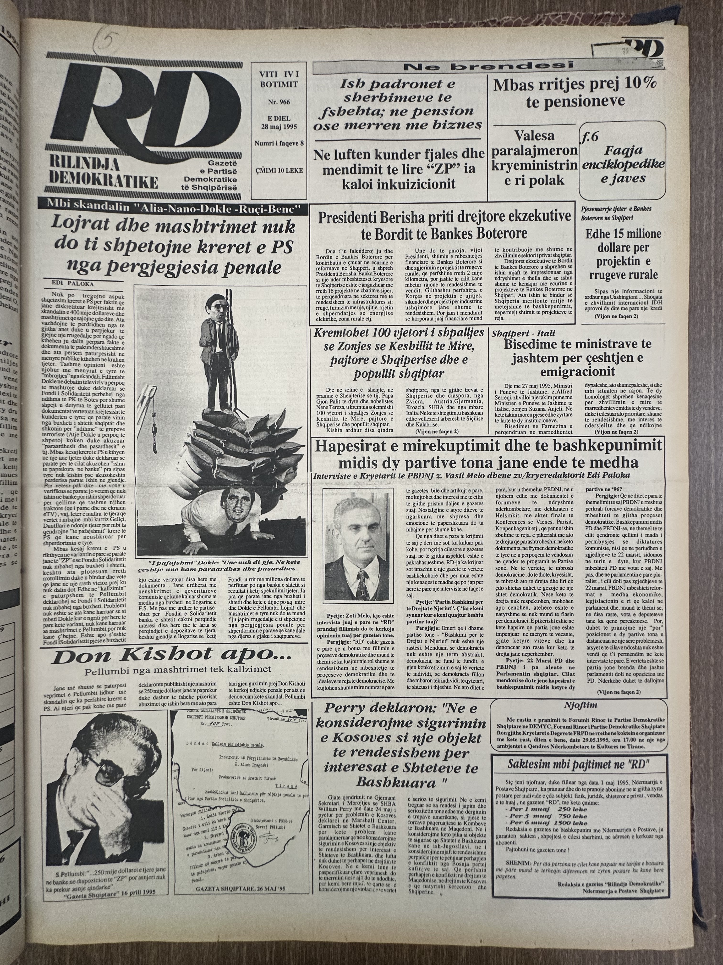 Rilindja Demokratike 1995-05-28