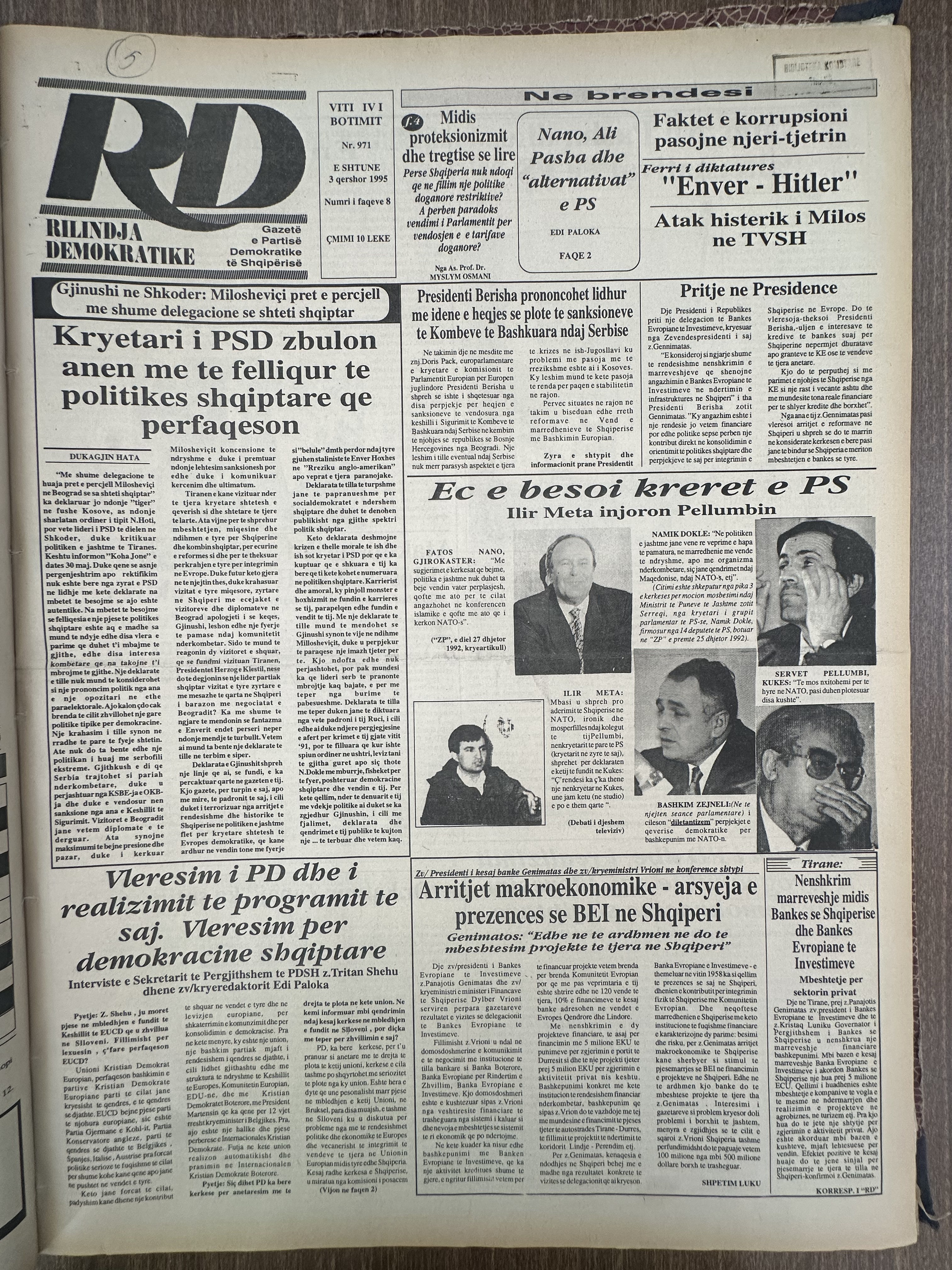 Rilindja Demokratike 1995-04-01