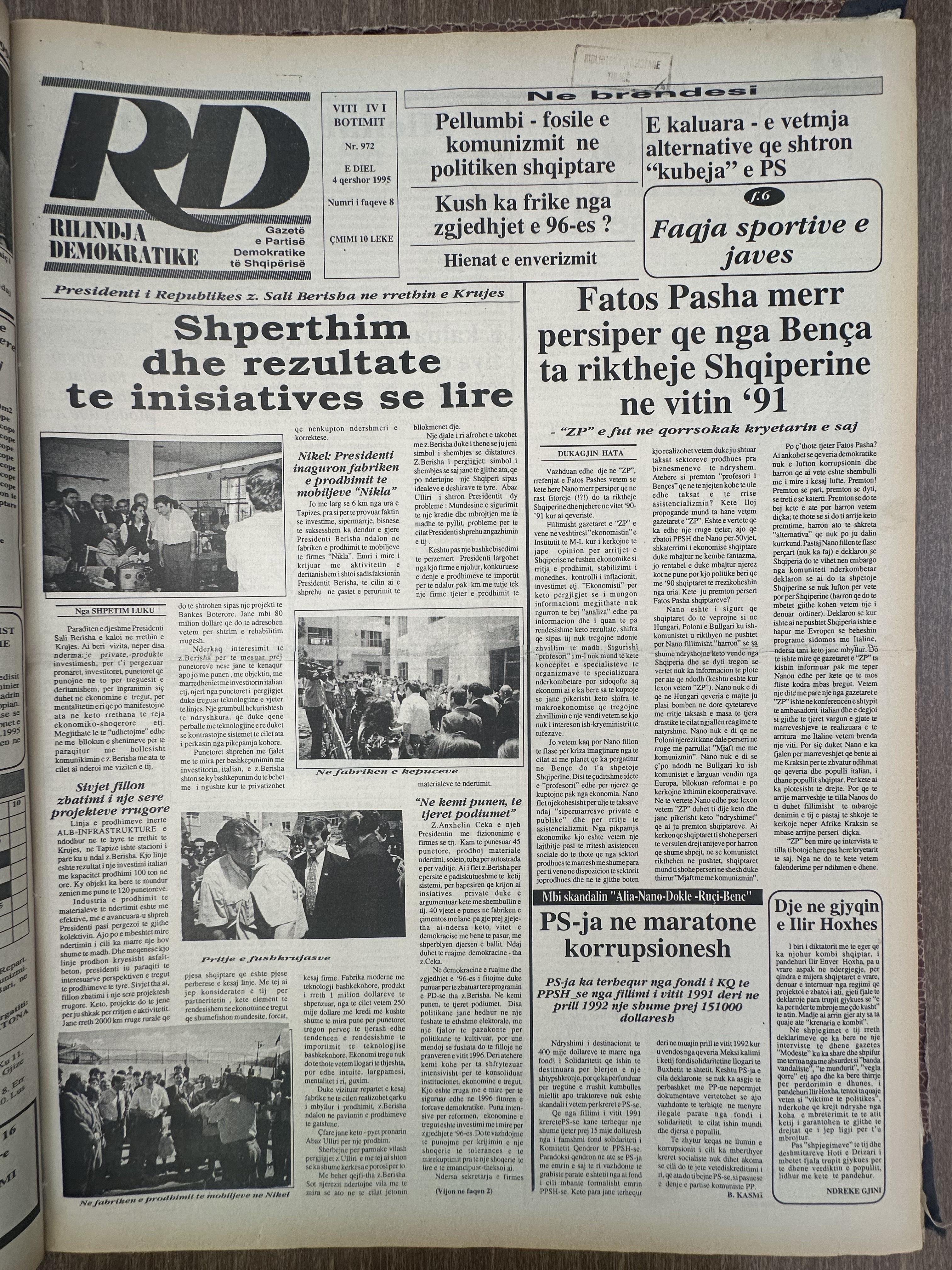 Rilindja Demokratike 1995-06-04