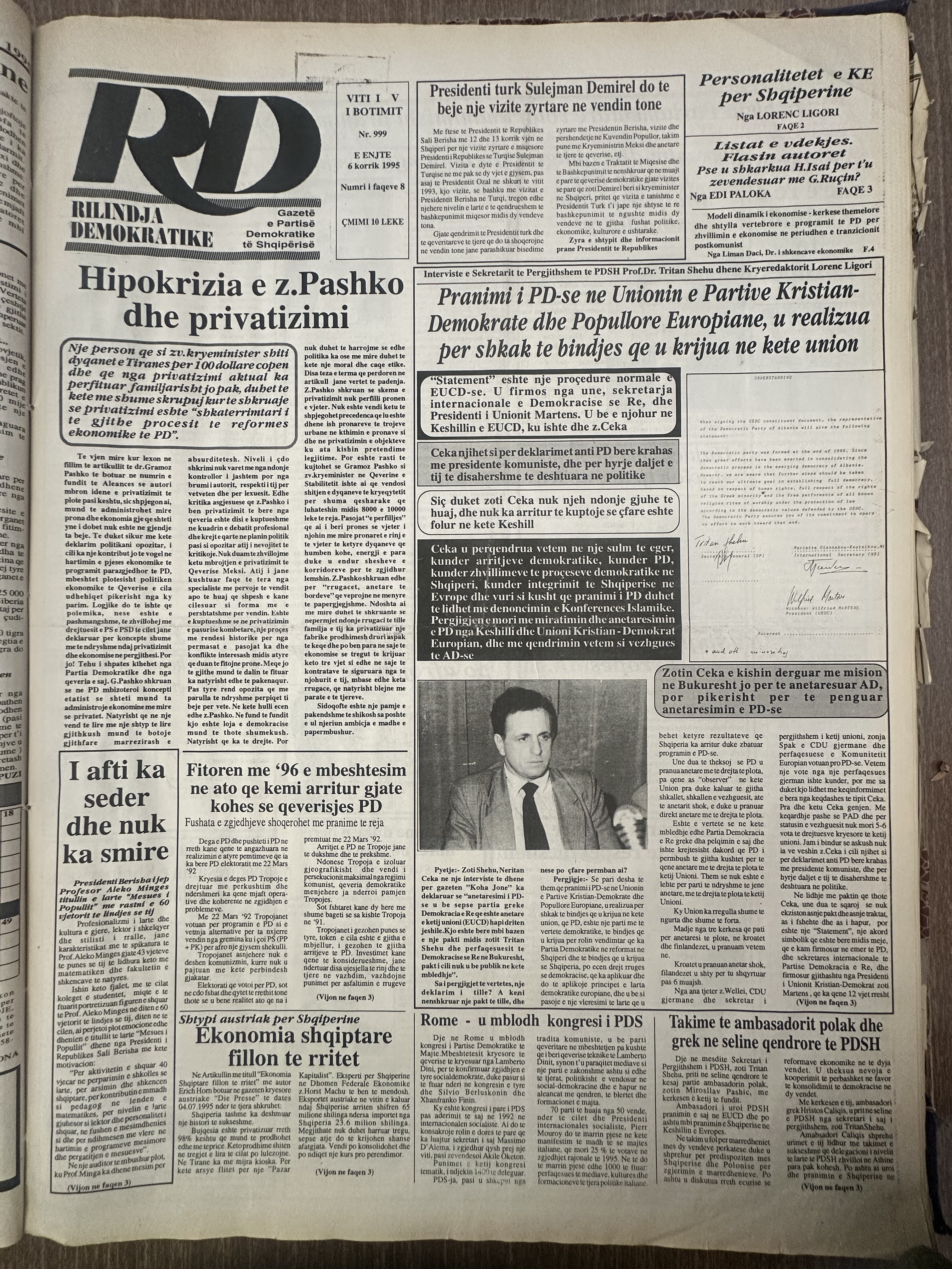 Rilindja Demokratike 1995-07-06
