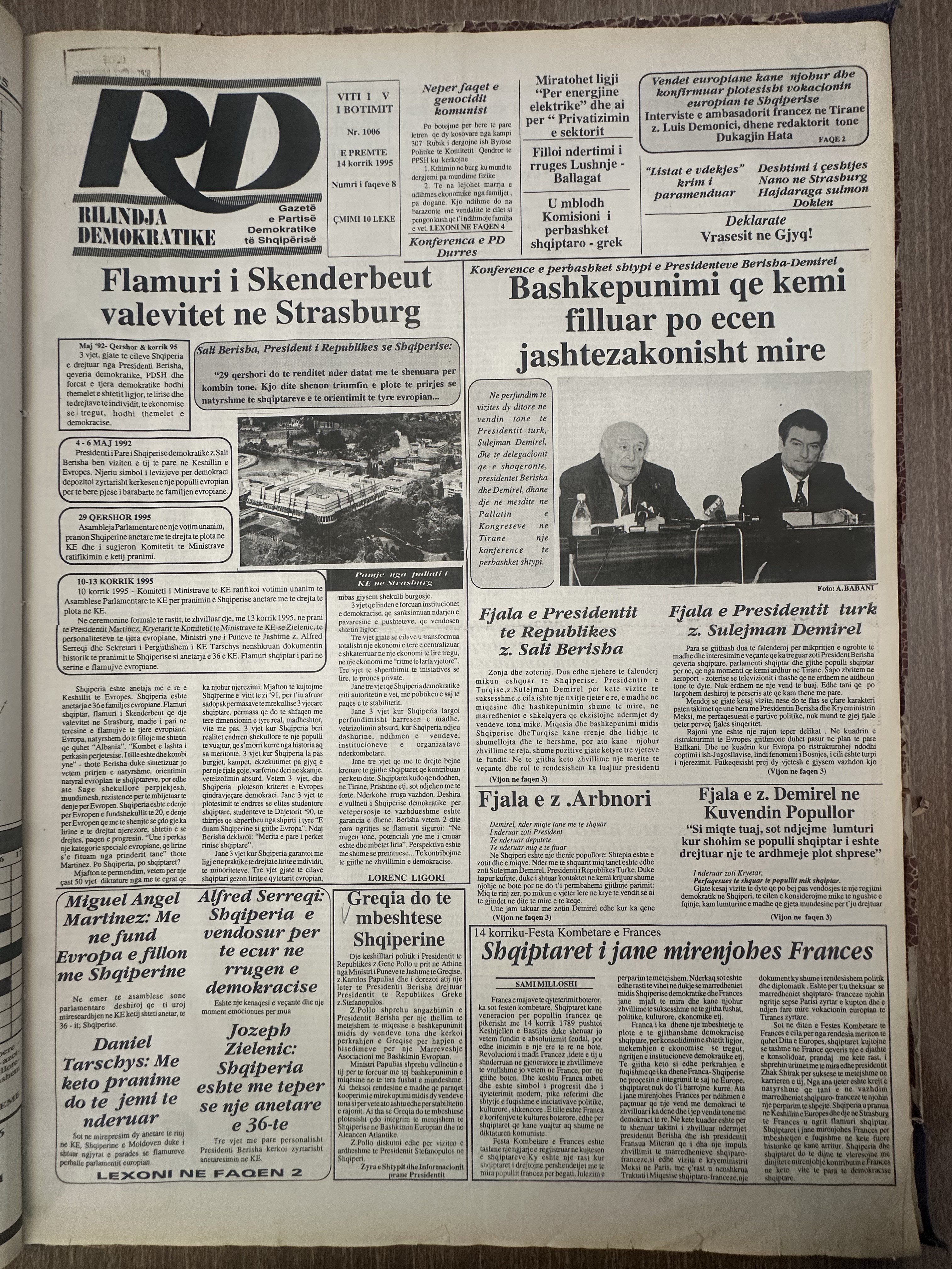 Rilindja Demokratike 1995-07-14