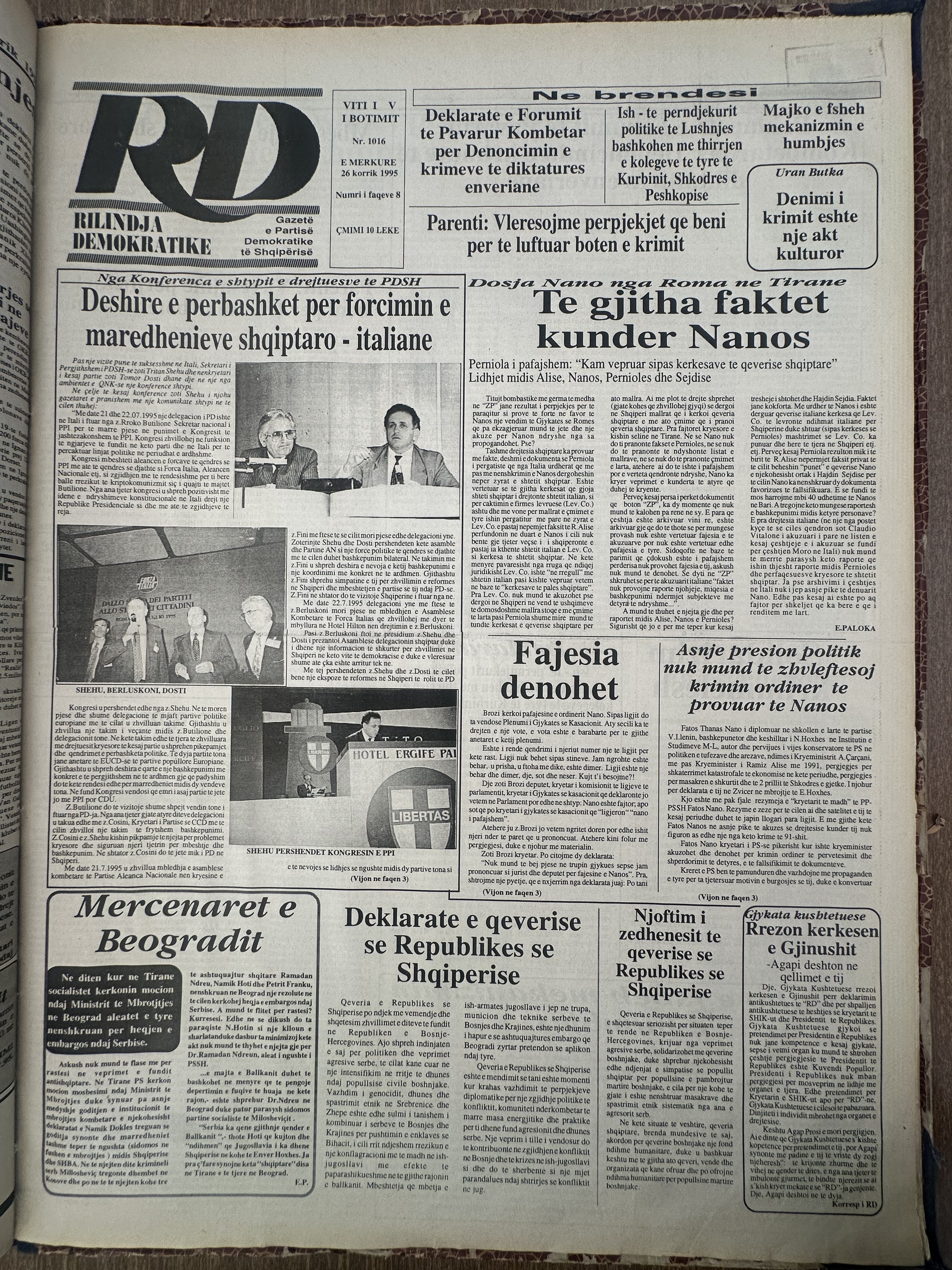 Rilindja Demokratike 1993-07-26