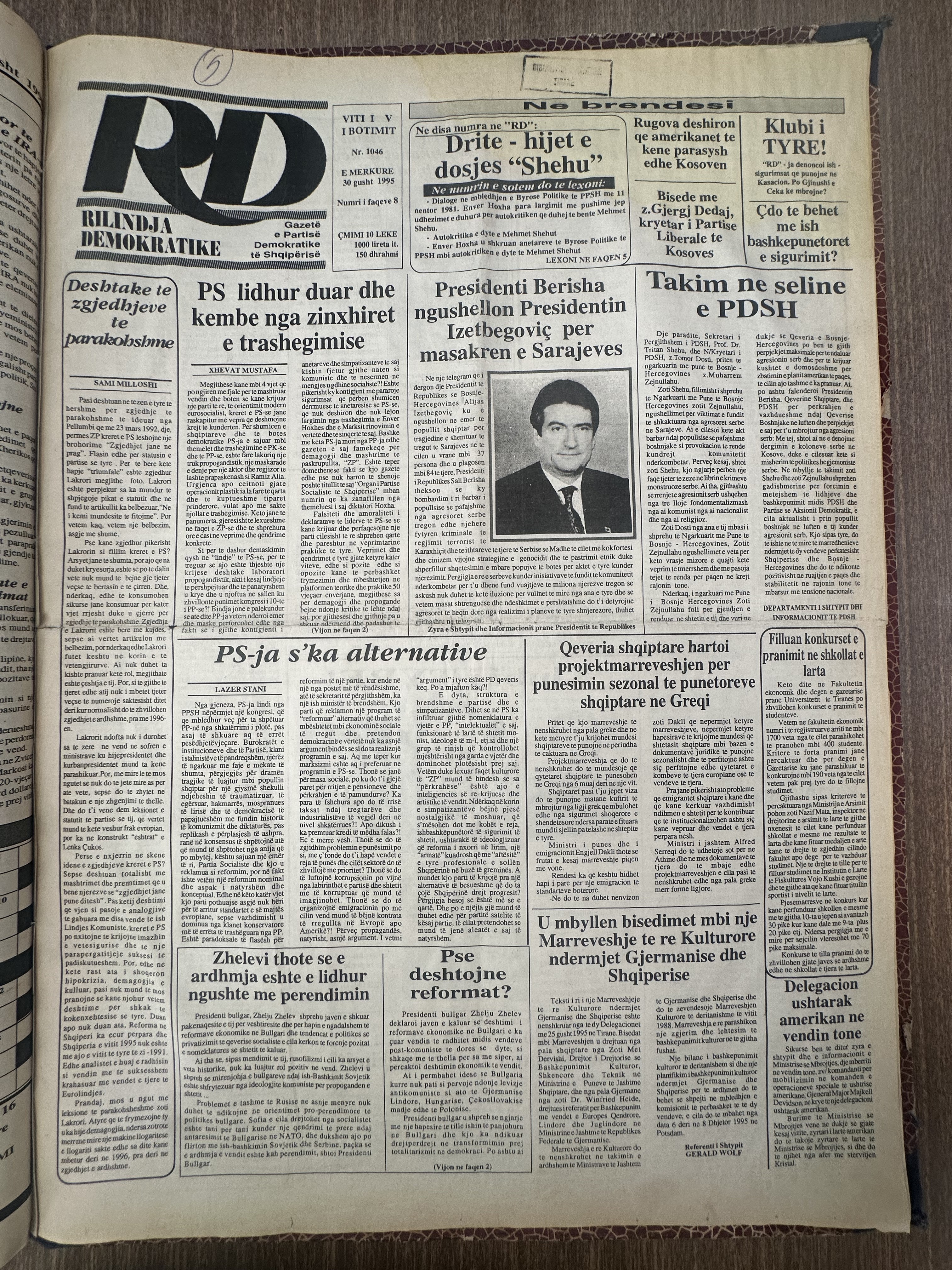 Rilindja Demokratike 1995-11-30