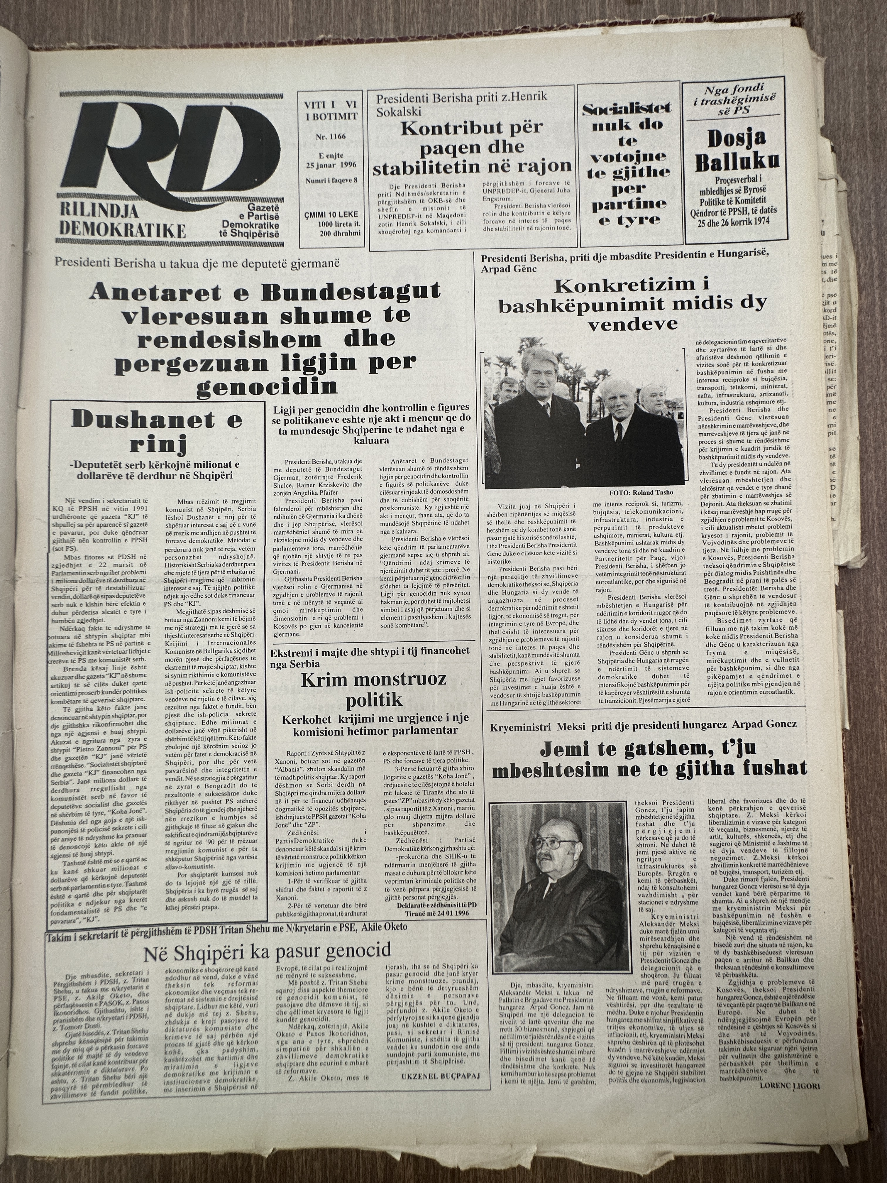 Rilindja Demokratike 1996-01-25