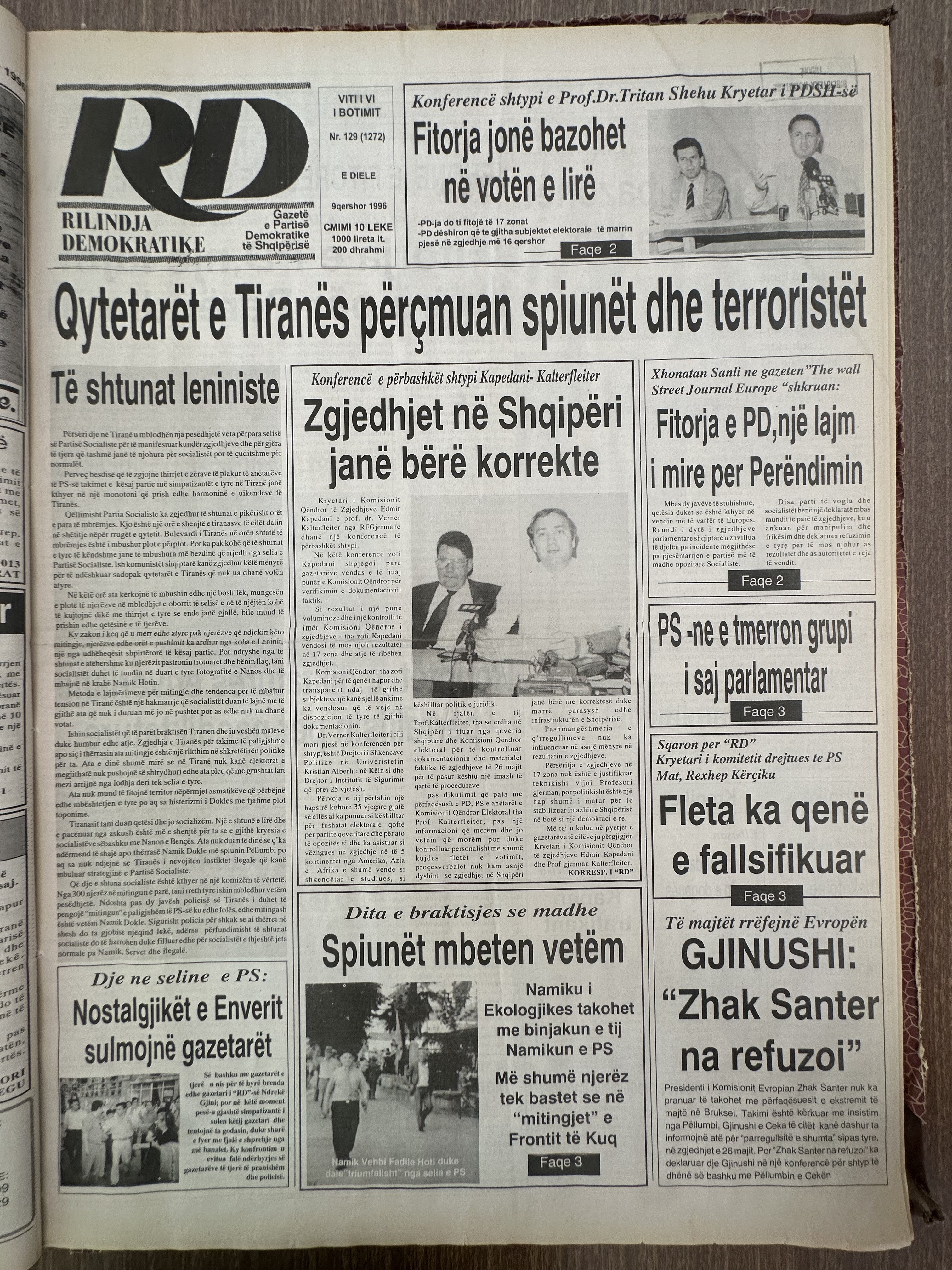 Rilindja Demokratike 1998-08-09