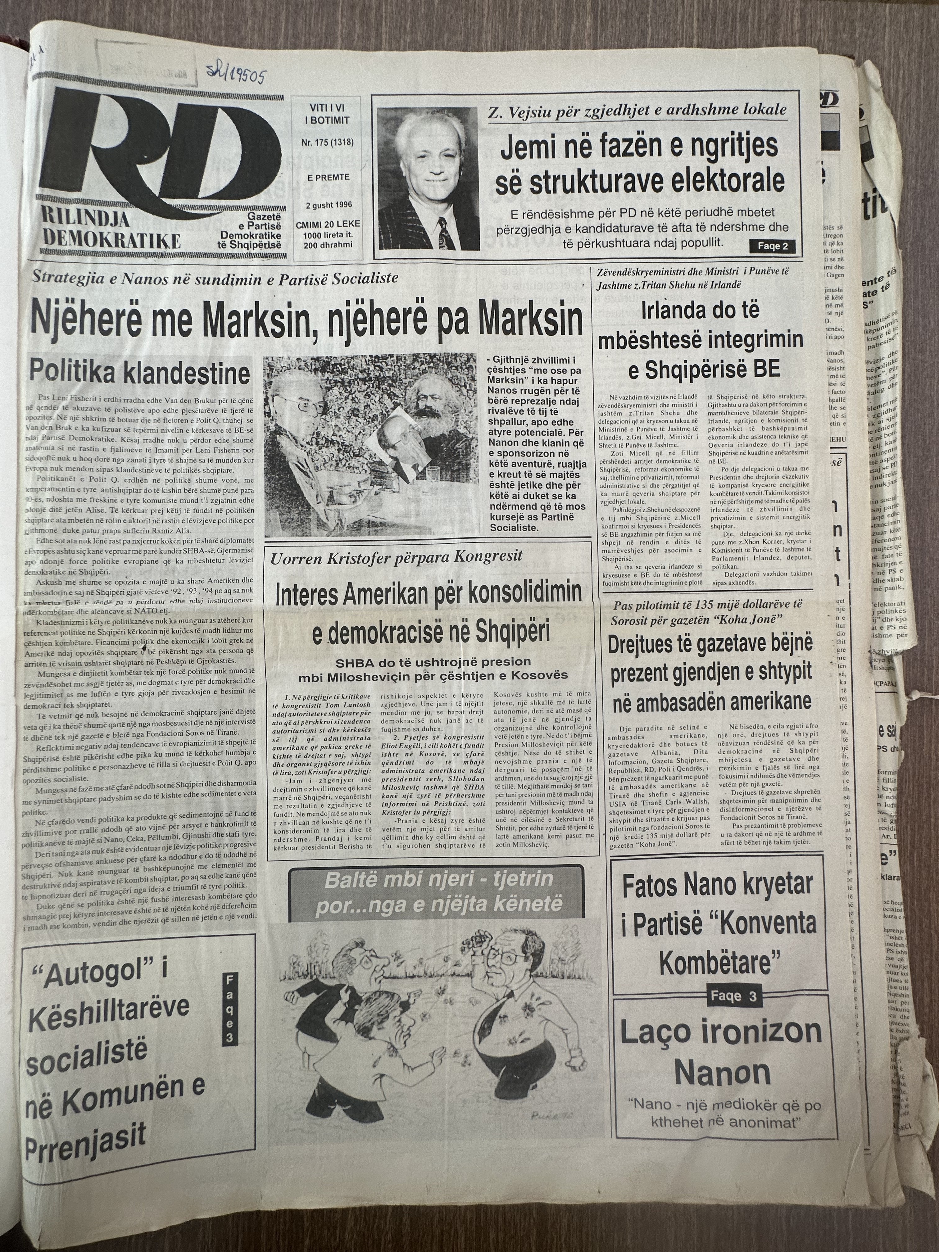 Rilindja Demokratike 1996-08-02
