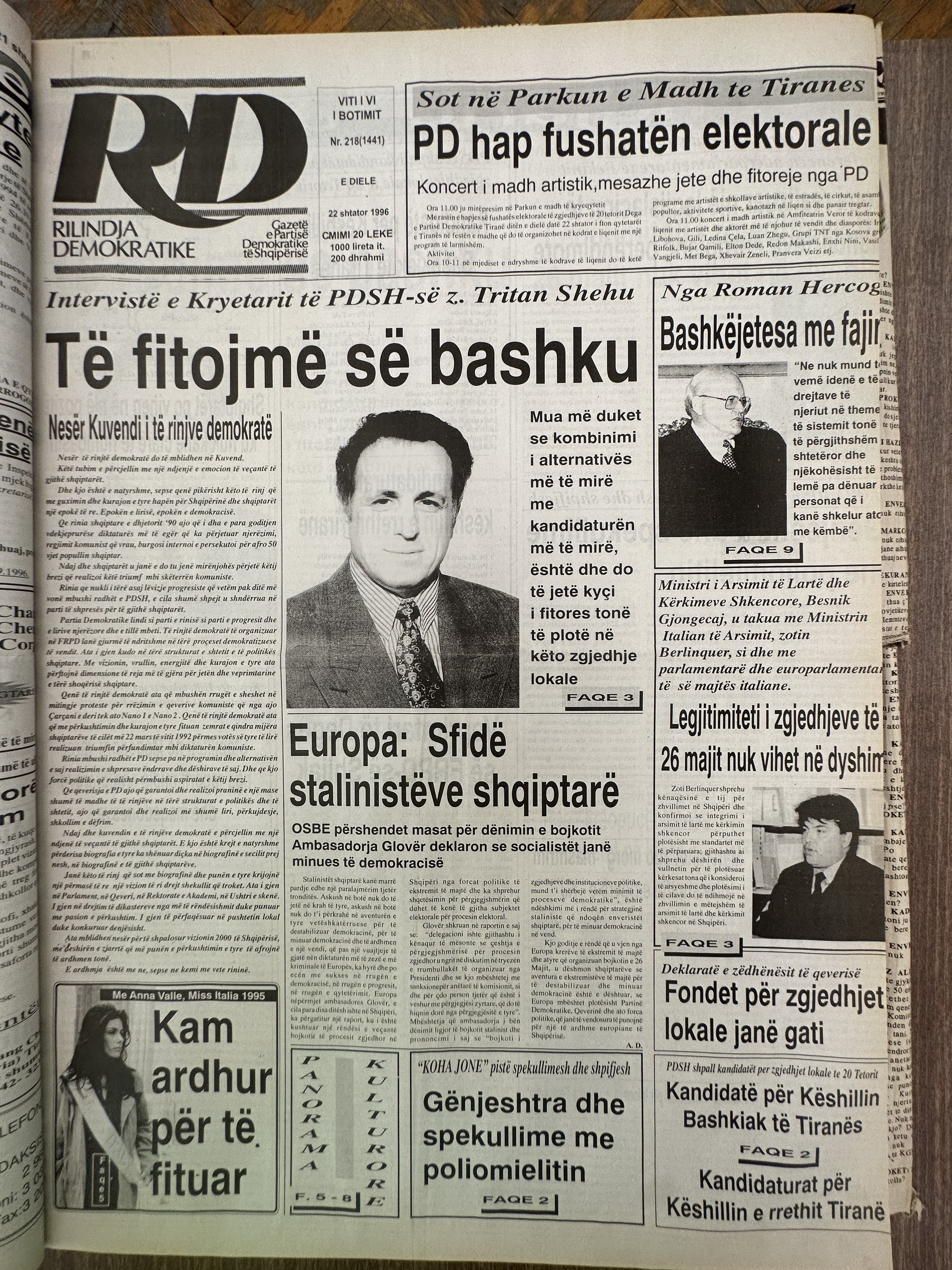 Rilindja Demokratike 1996-09-22