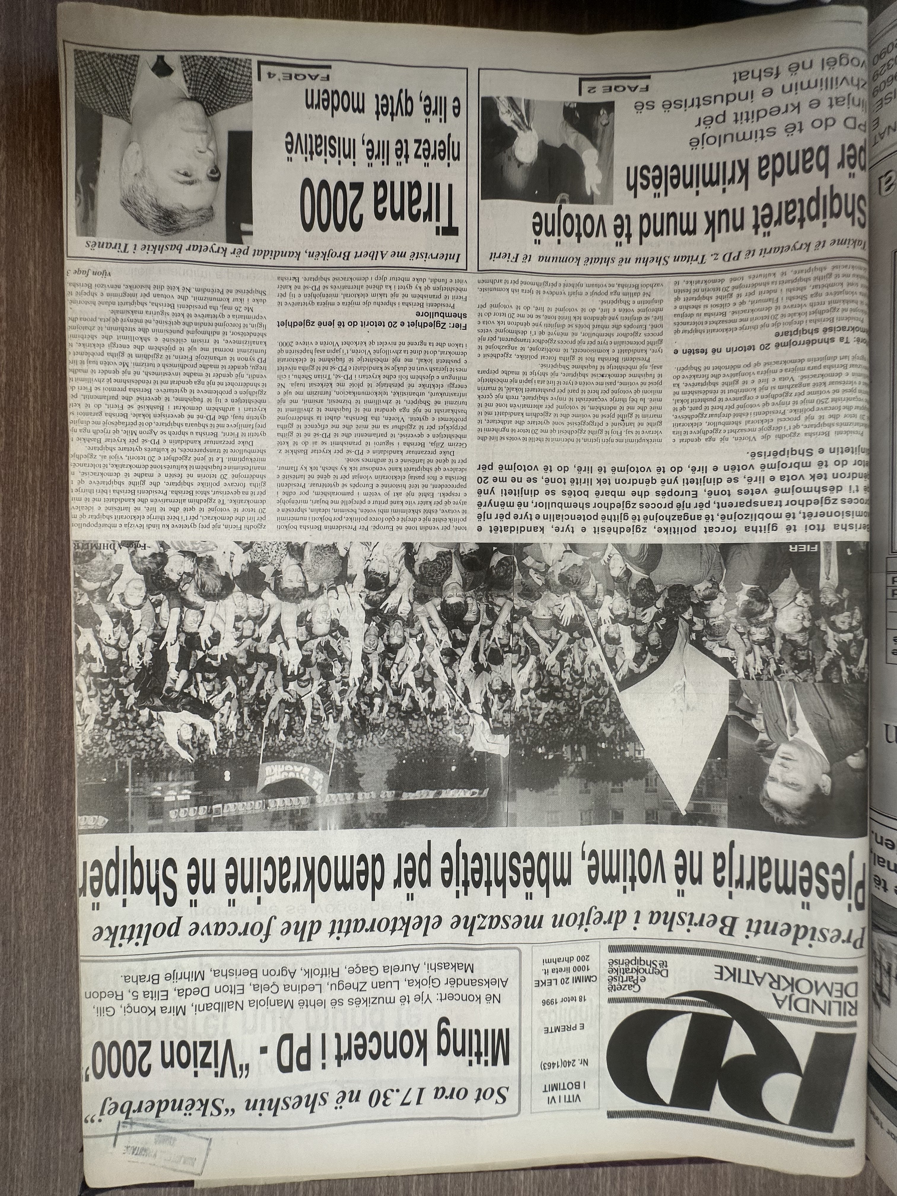 Rilindja Demokratike 1996-10-18