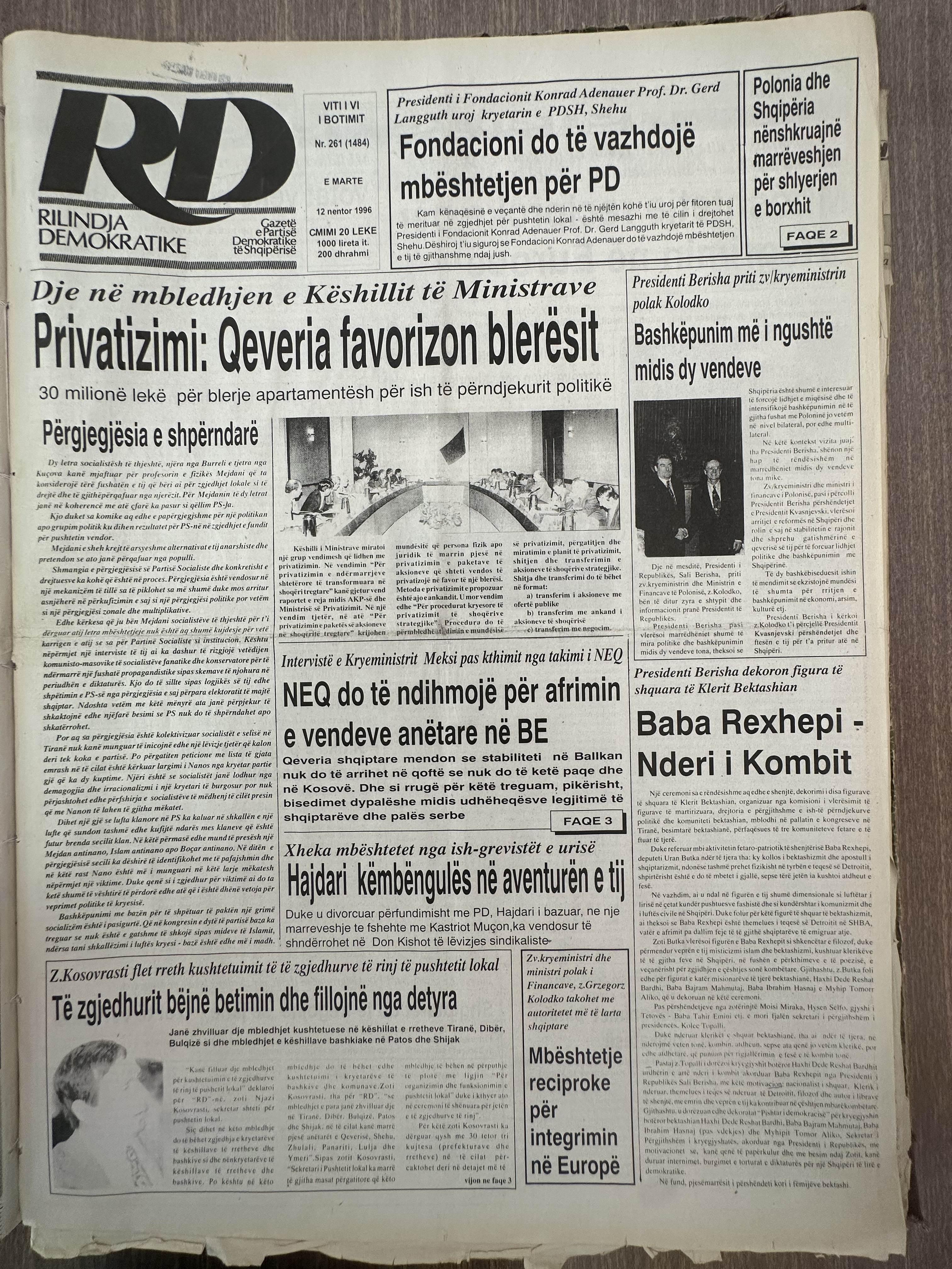 Rilindja Demokratike 1998-05-12