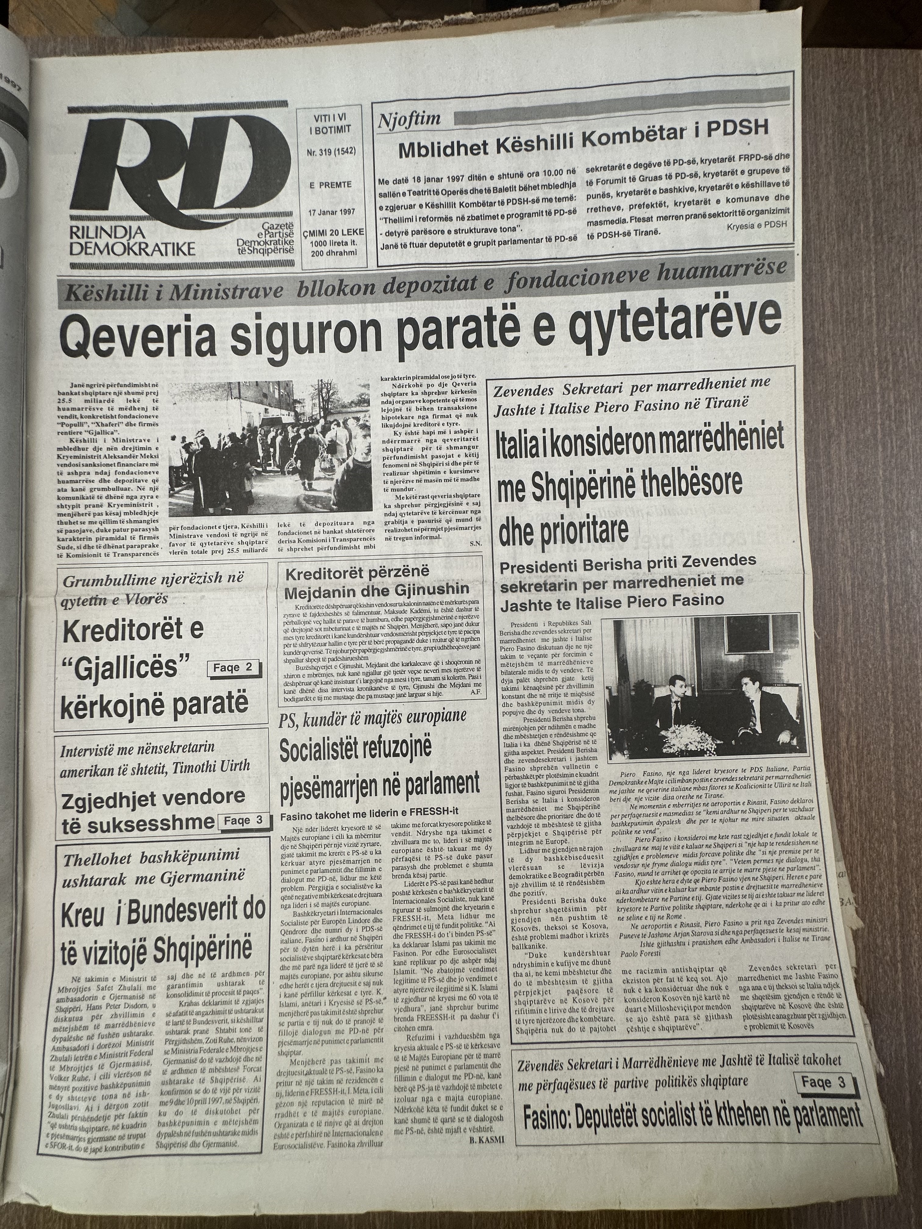 Rilindja Demokratike 1997-01-17