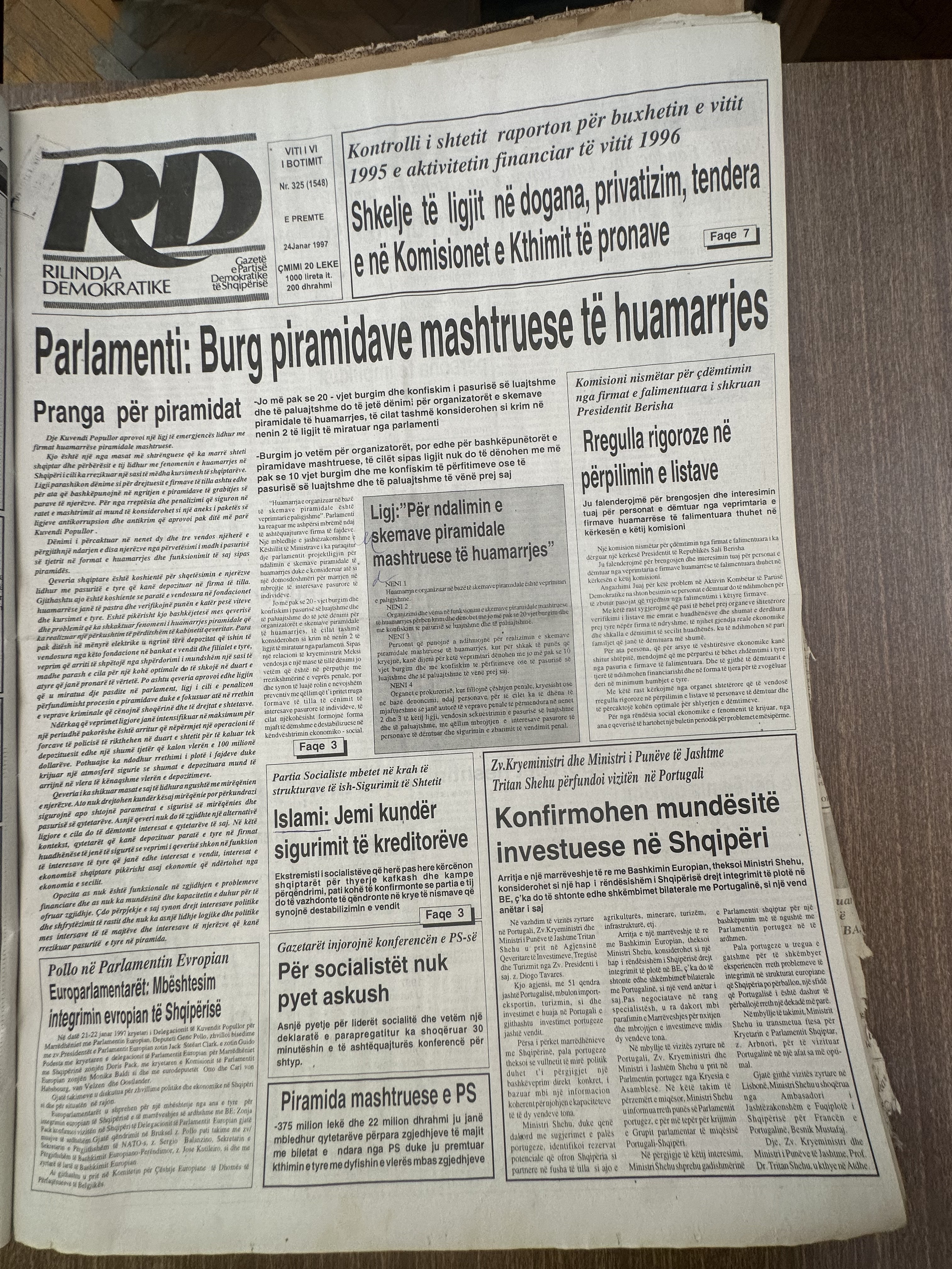Rilindja Demokratike 1997-01-24