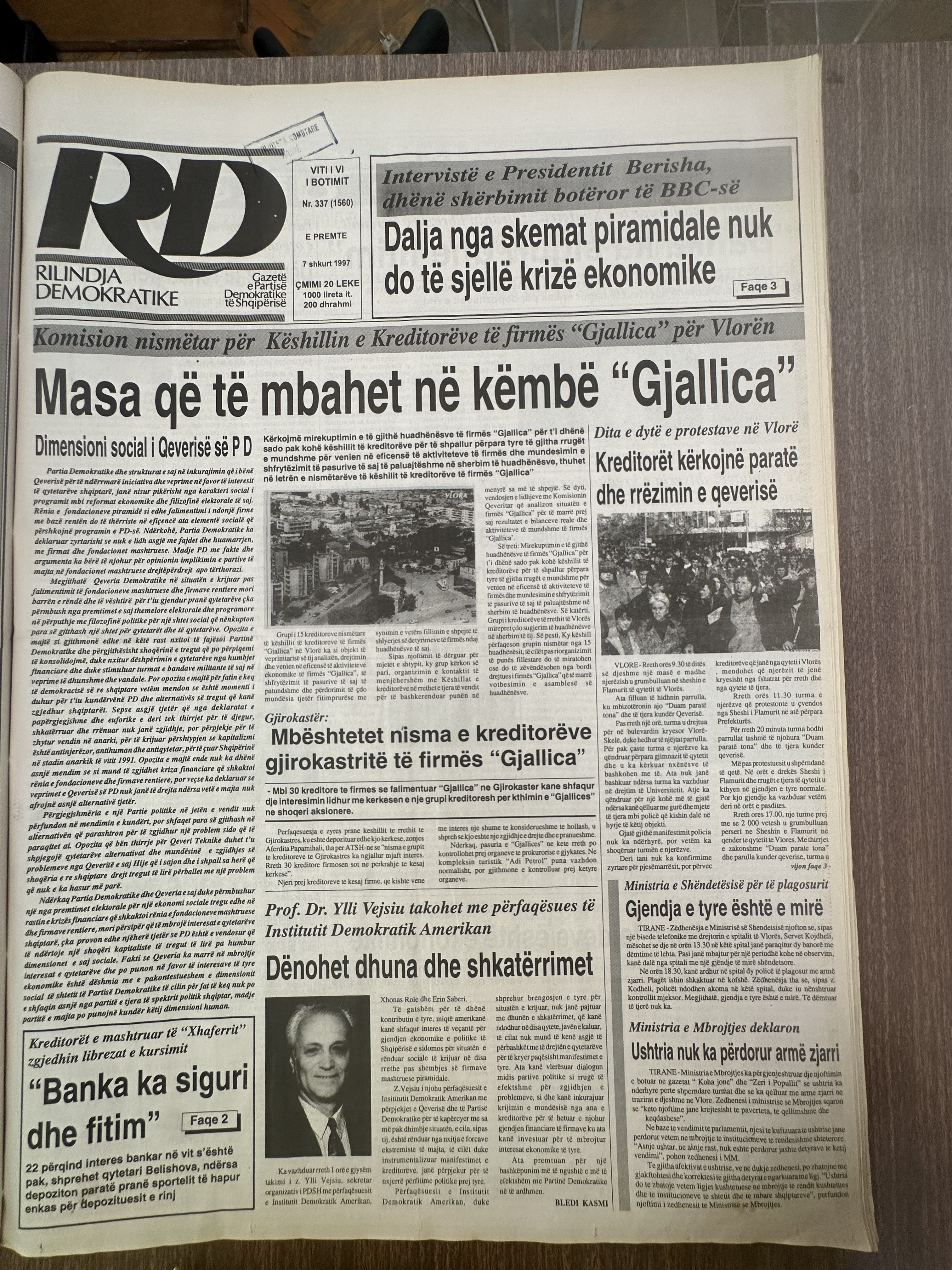 Rilindja Demokratike 1997-02-07