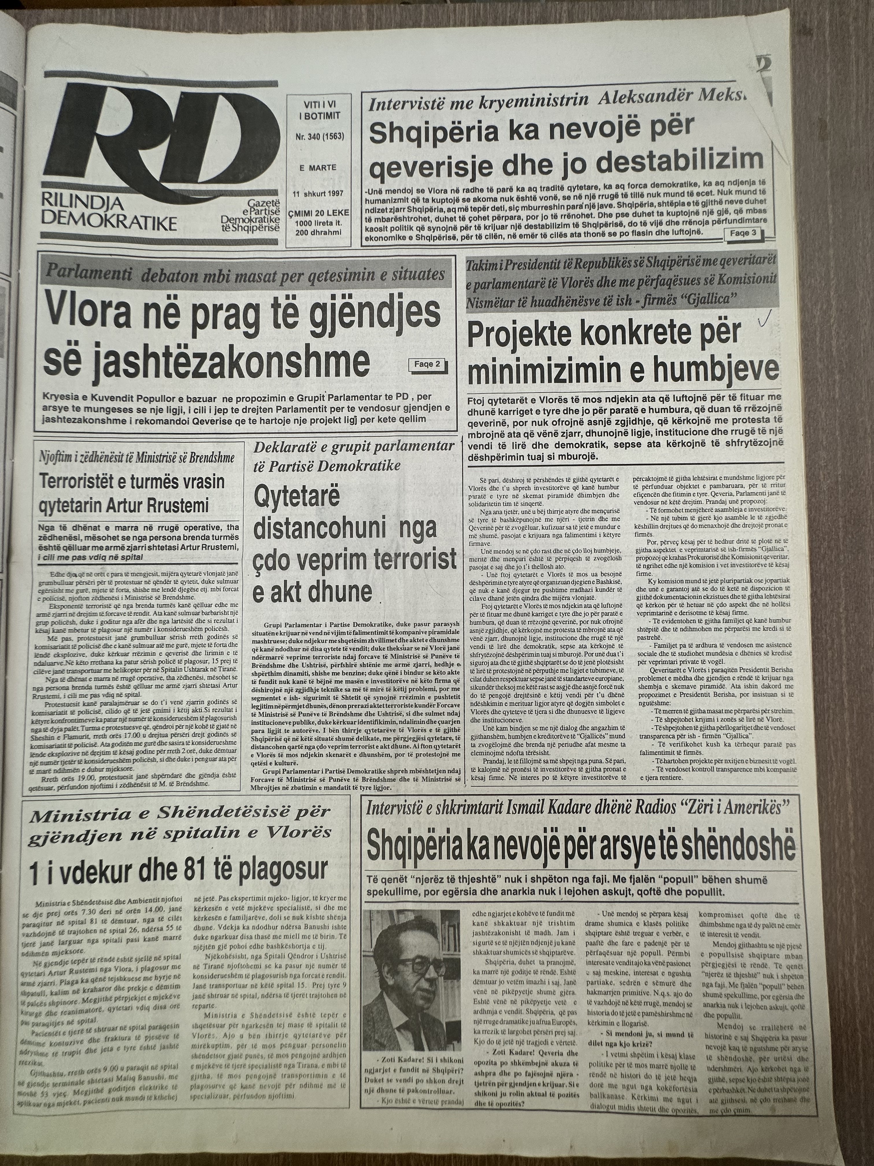 Rilindja Demokratike 1997-02-11