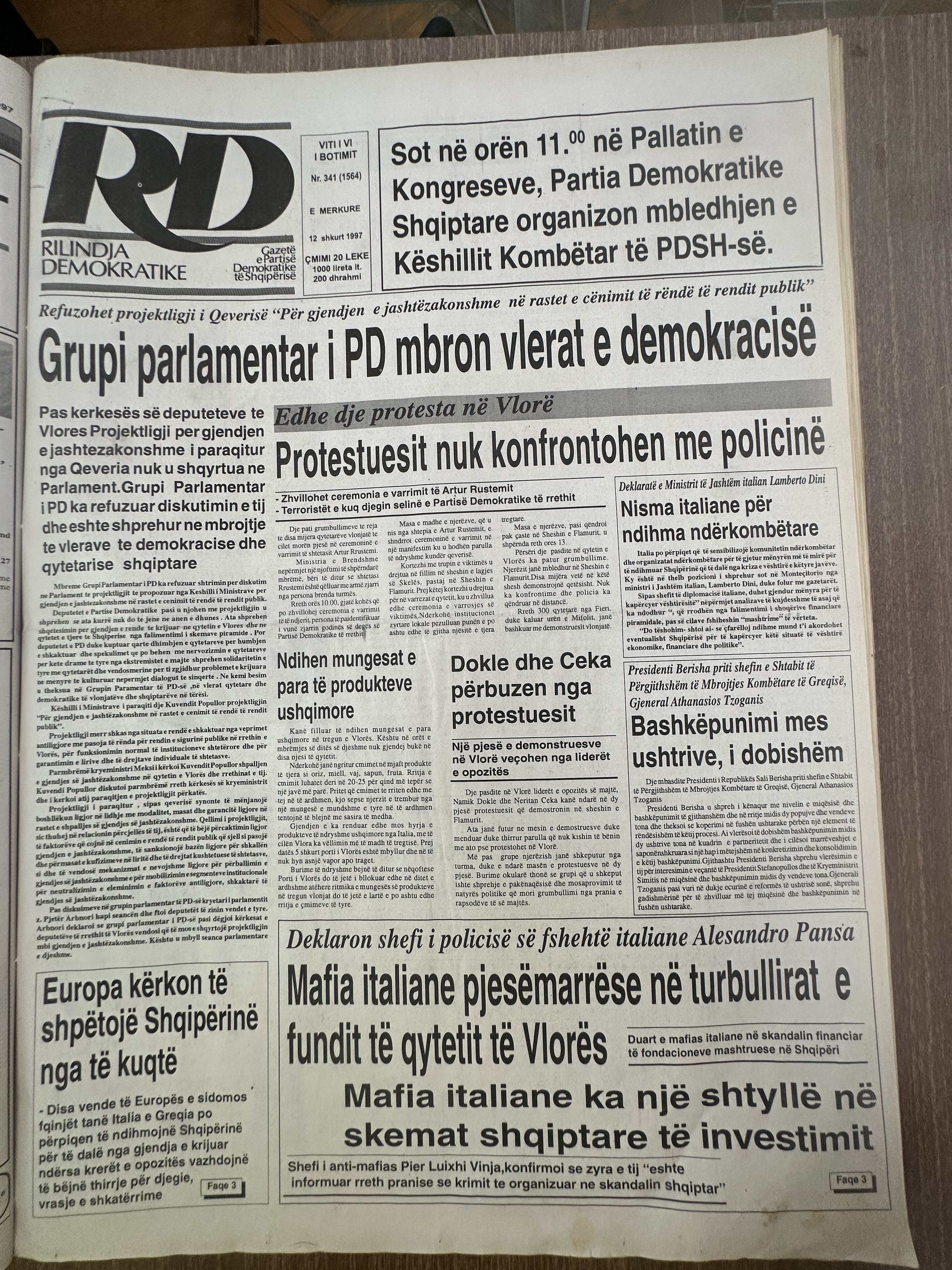 Rilindja Demokratike 1997-02-12