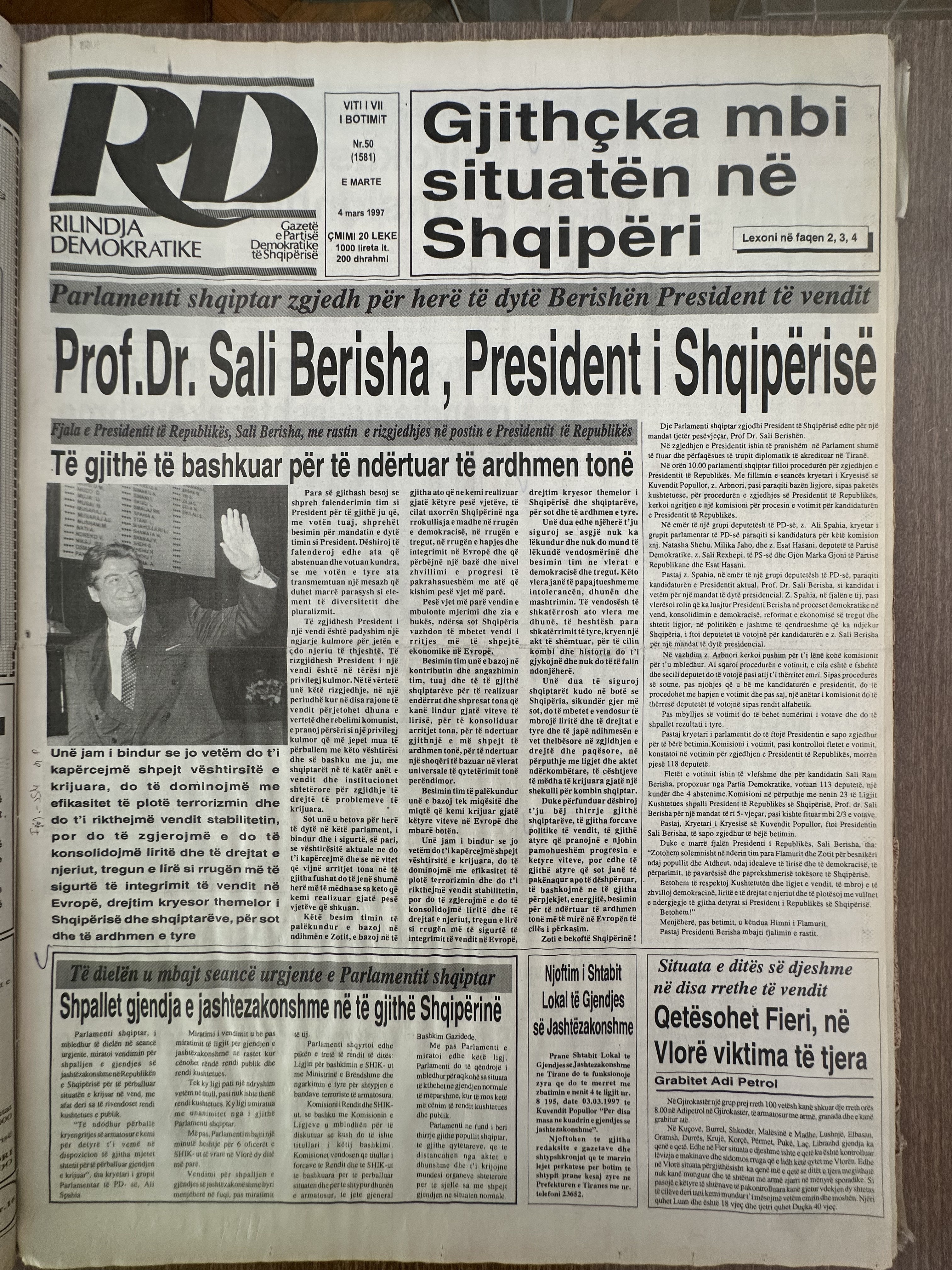 Rilindja Demokratike 1997-03-04