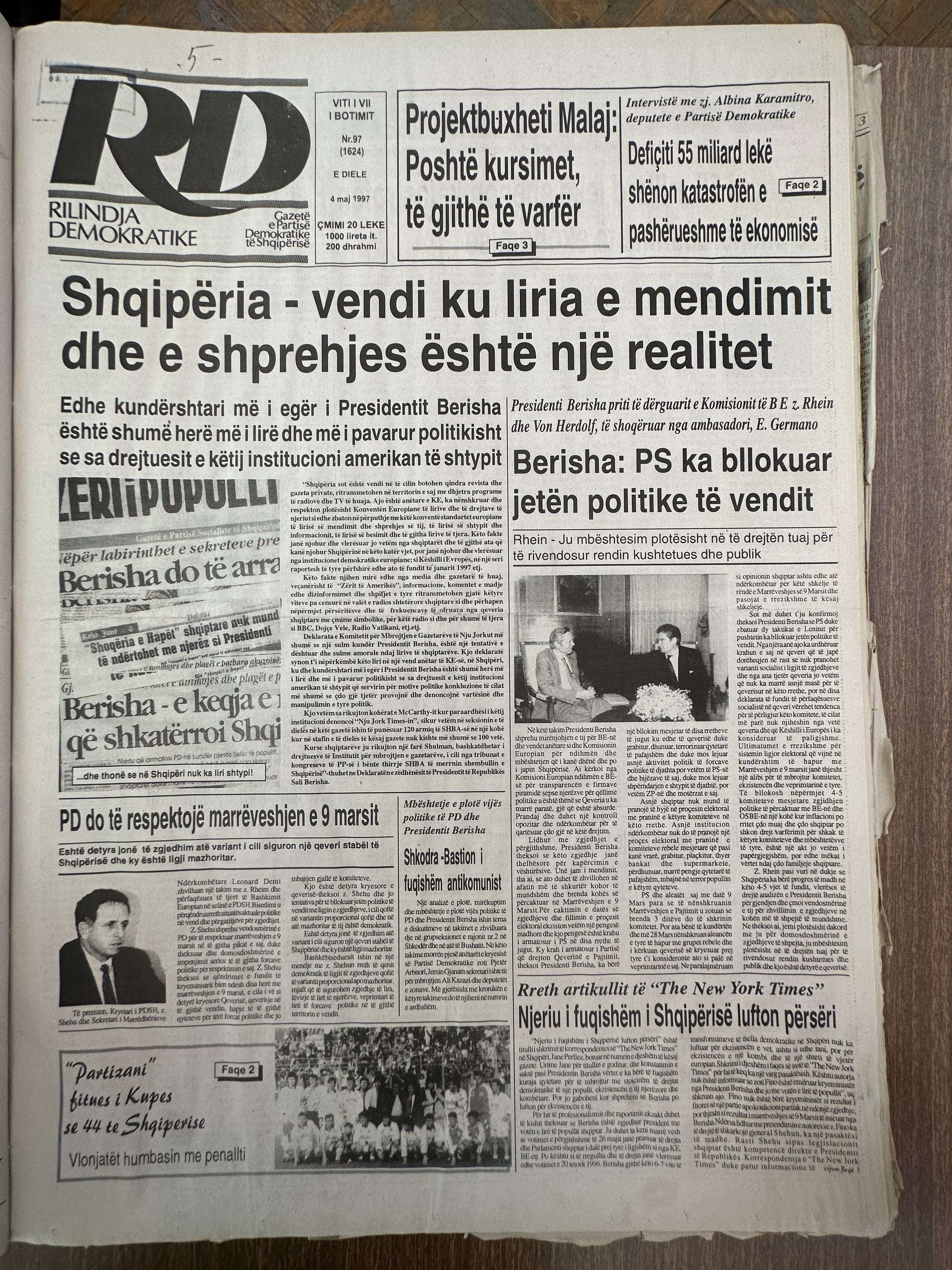 Rilindja Demokratike 1997-05-04