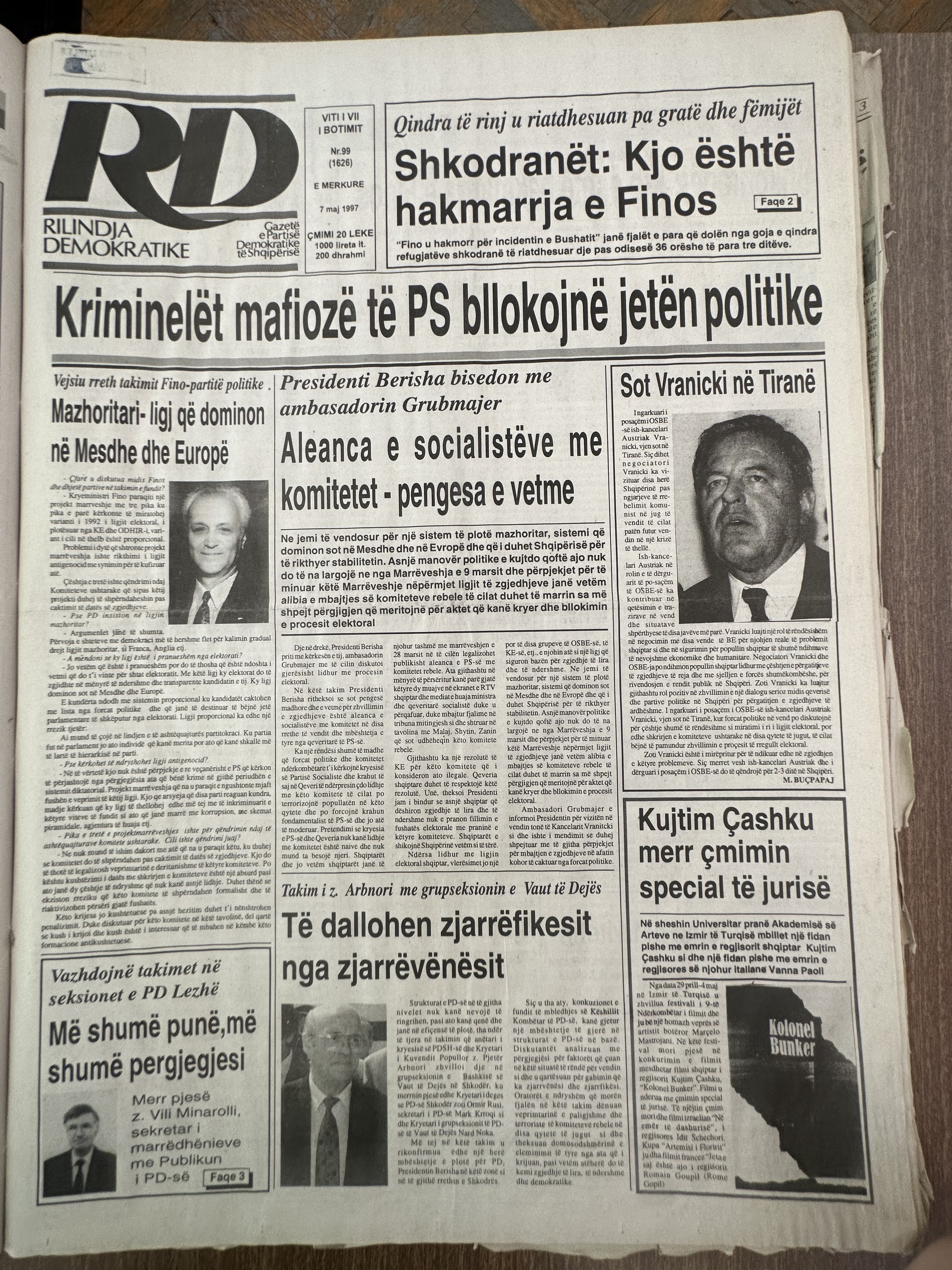 Rilindja Demokratike 1997-05-07