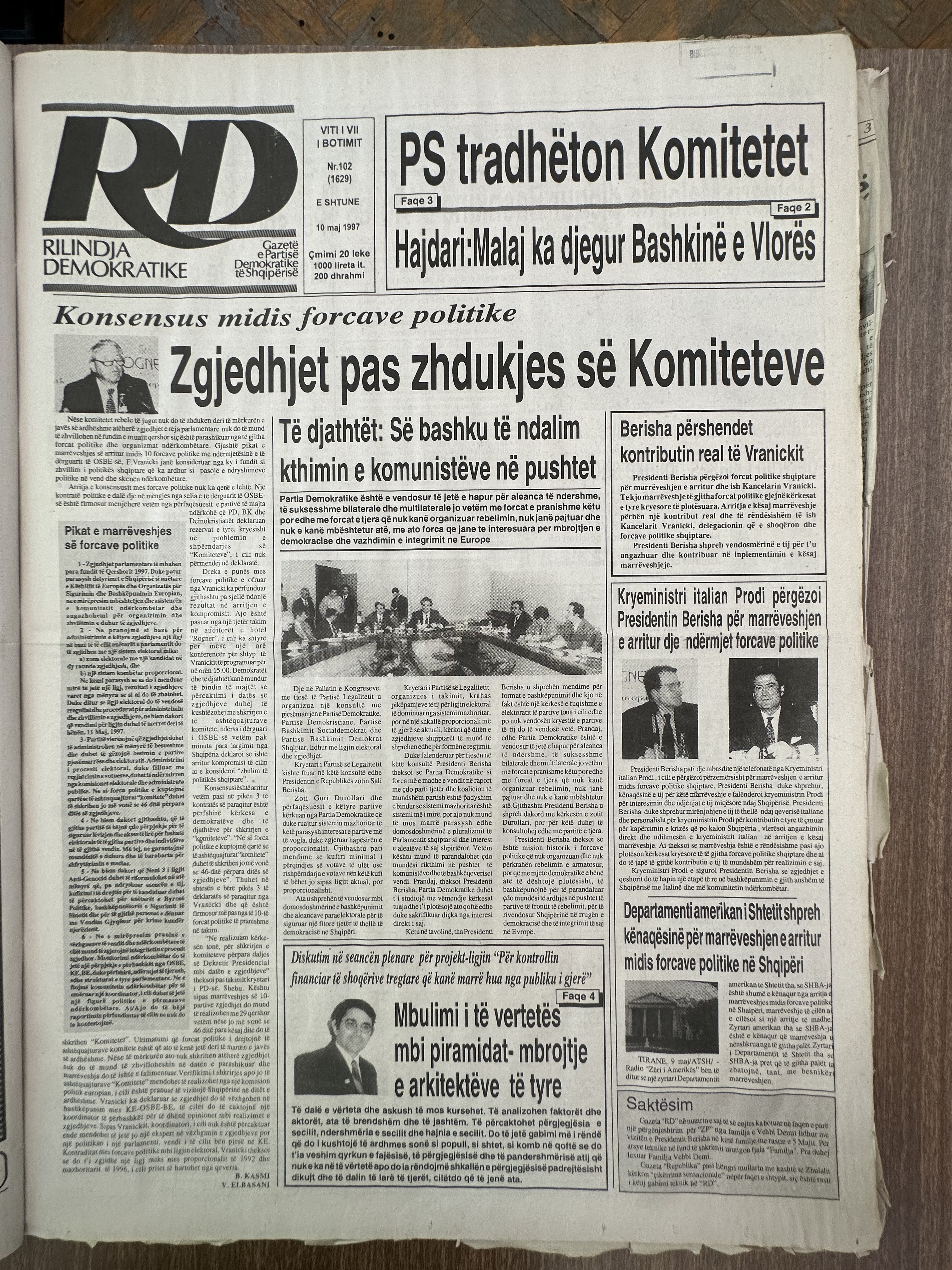 Rilindja Demokratike 1997-05-10