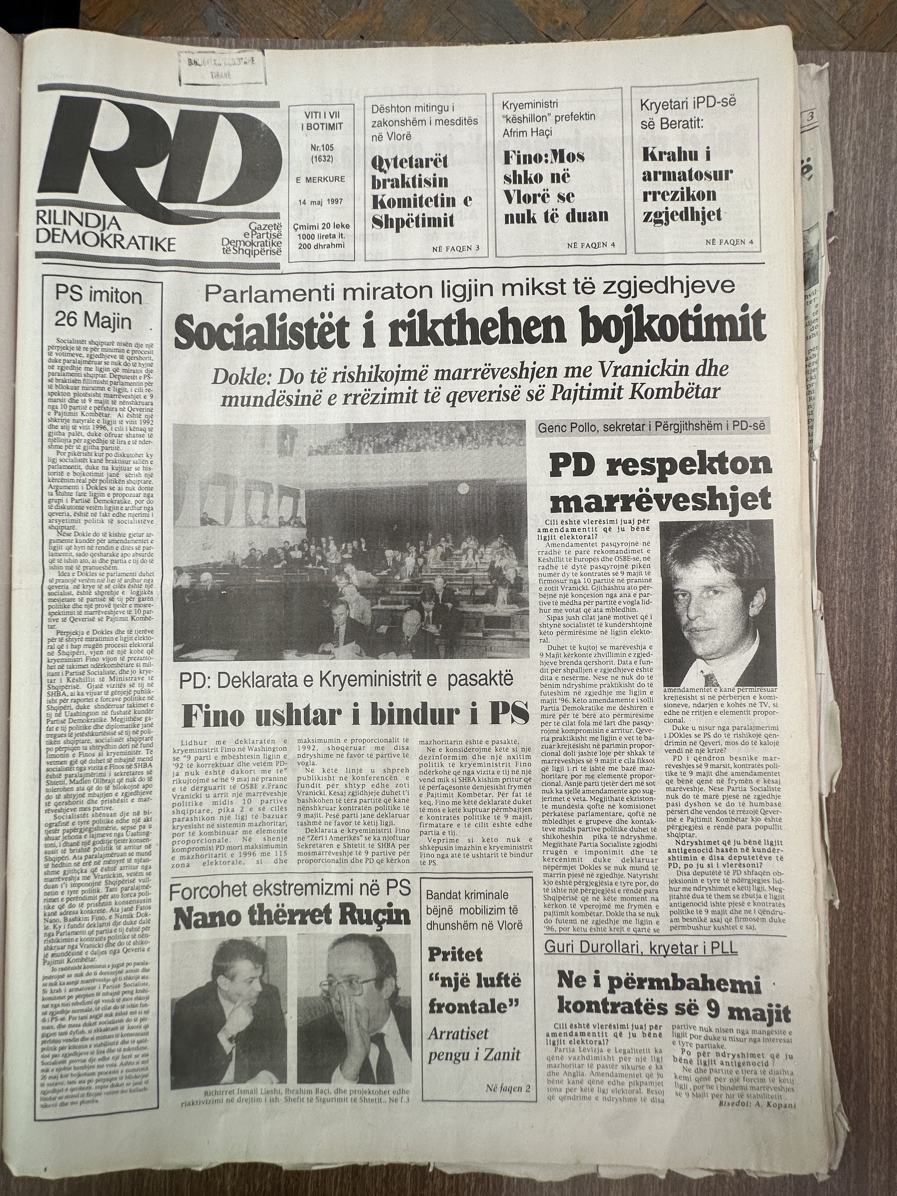 Rilindja Demokratike 1997-05-14