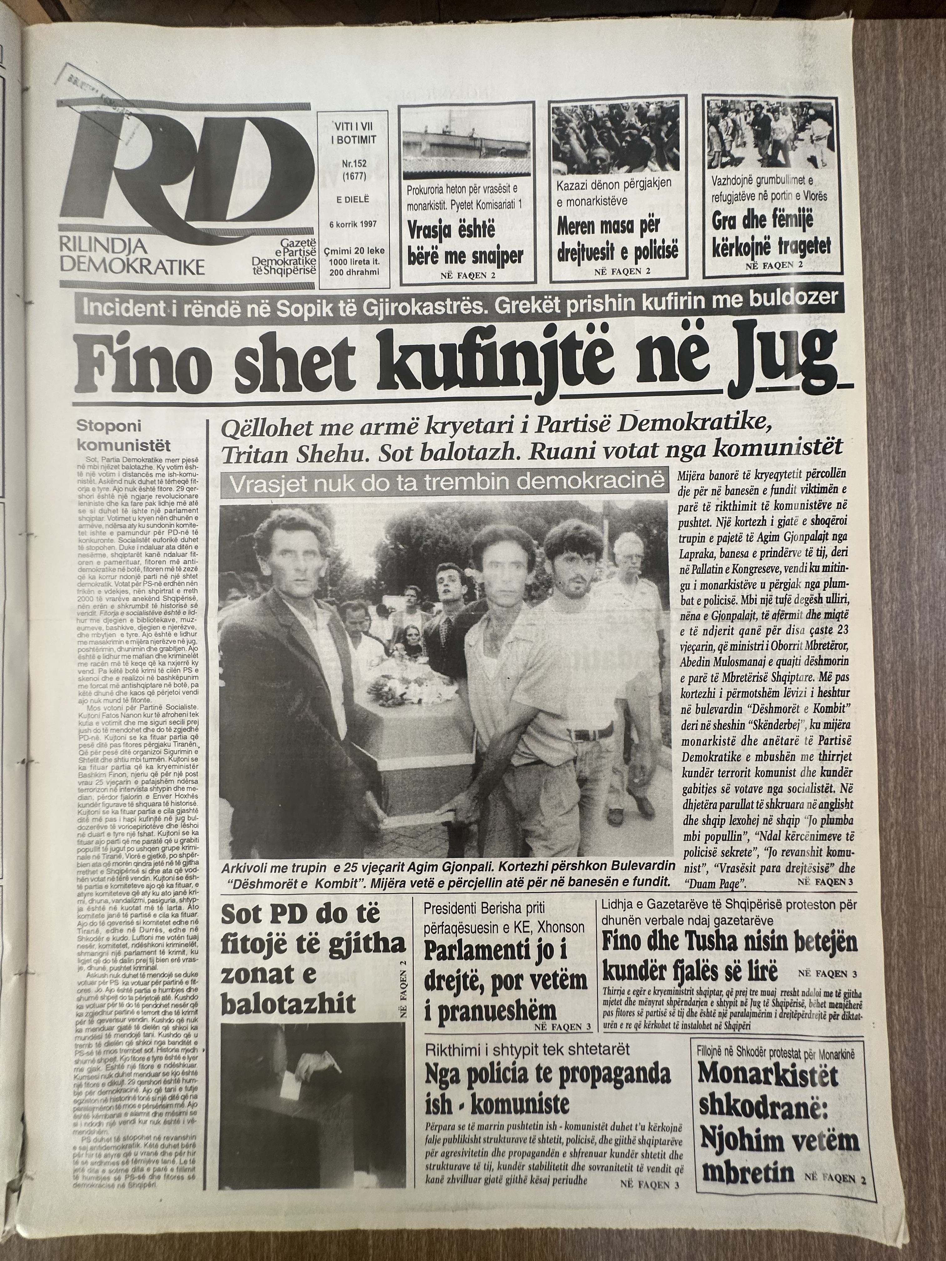 Rilindja Demokratike 1997-07-06