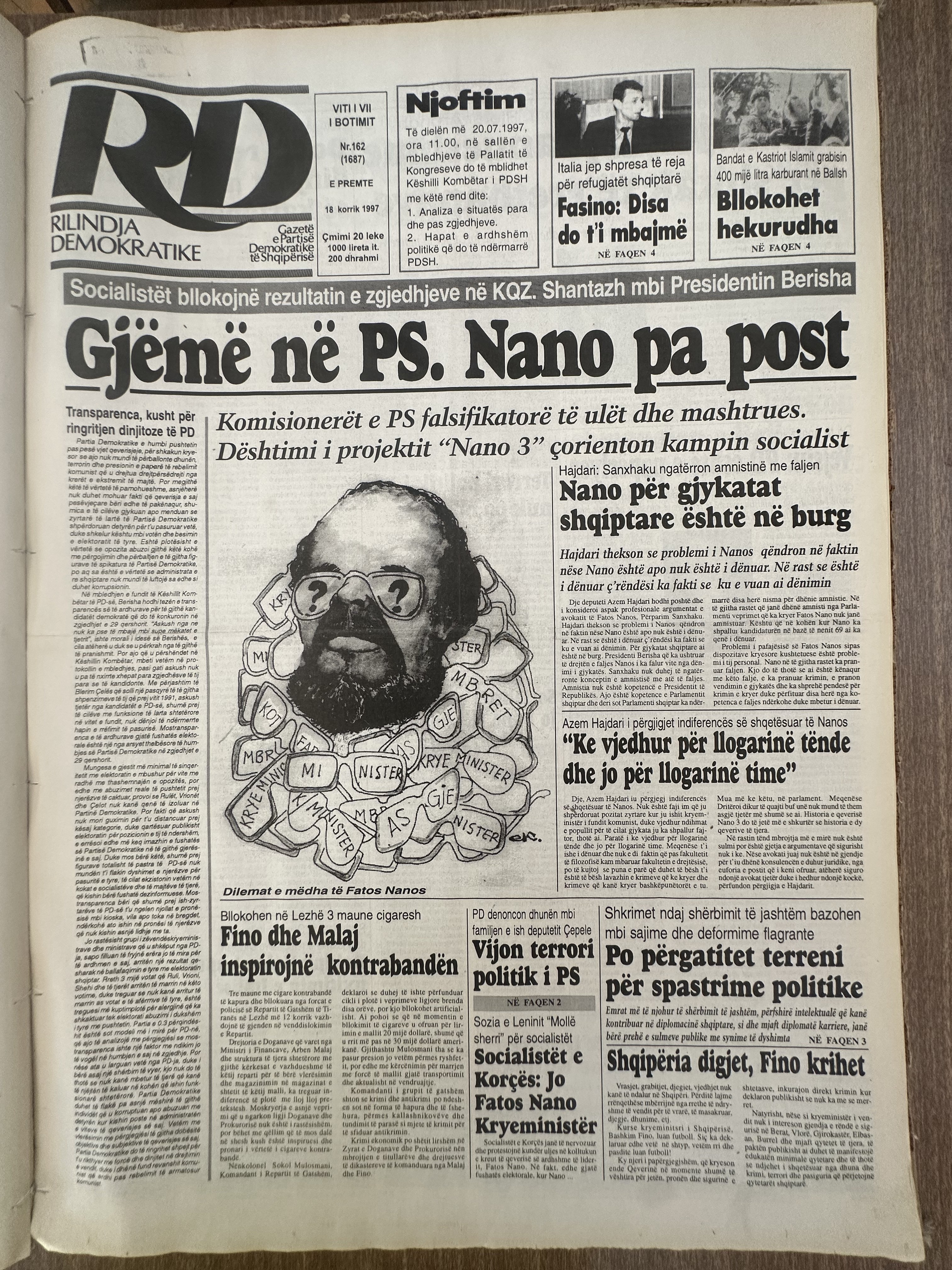 Rilindja Demokratike 1997-07-18