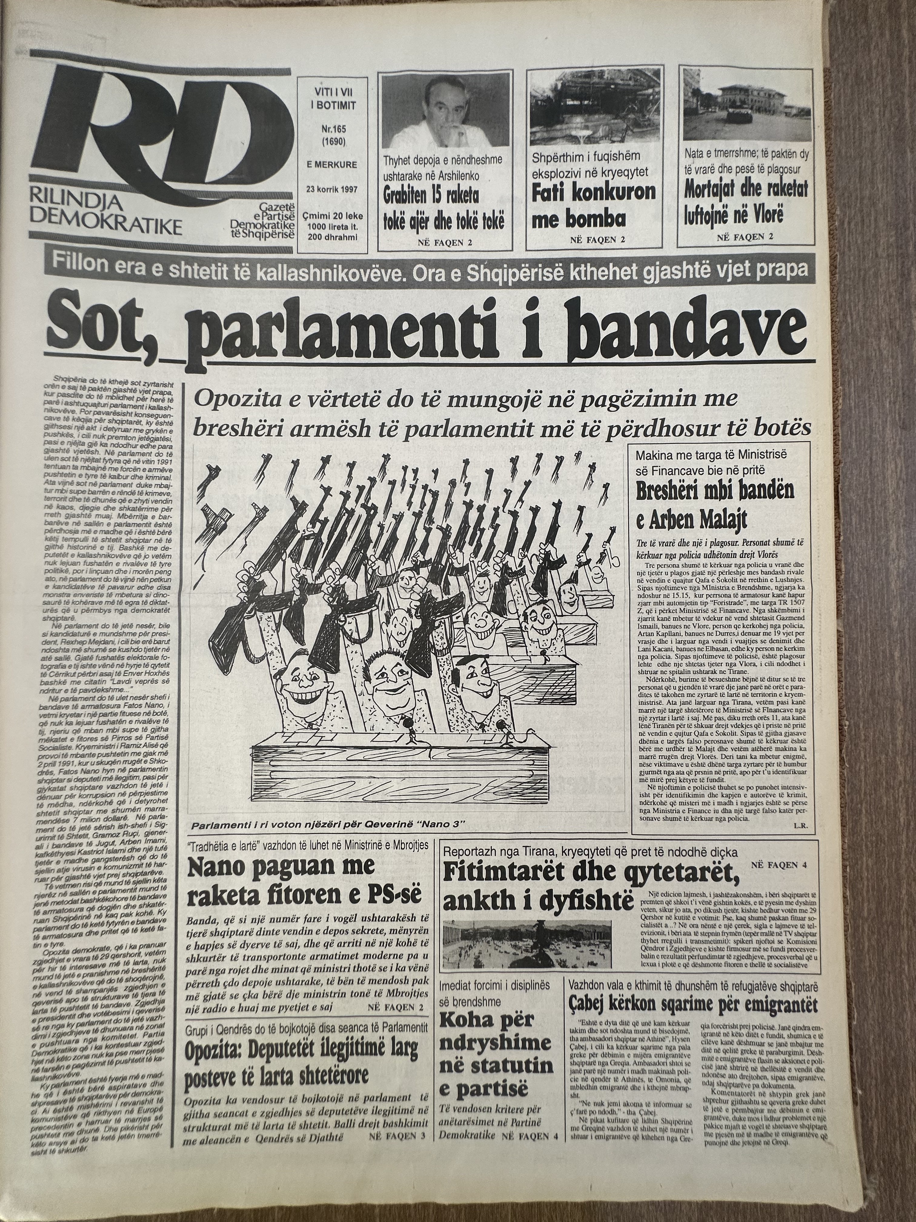 Rilindja Demokratike 1997-07-23