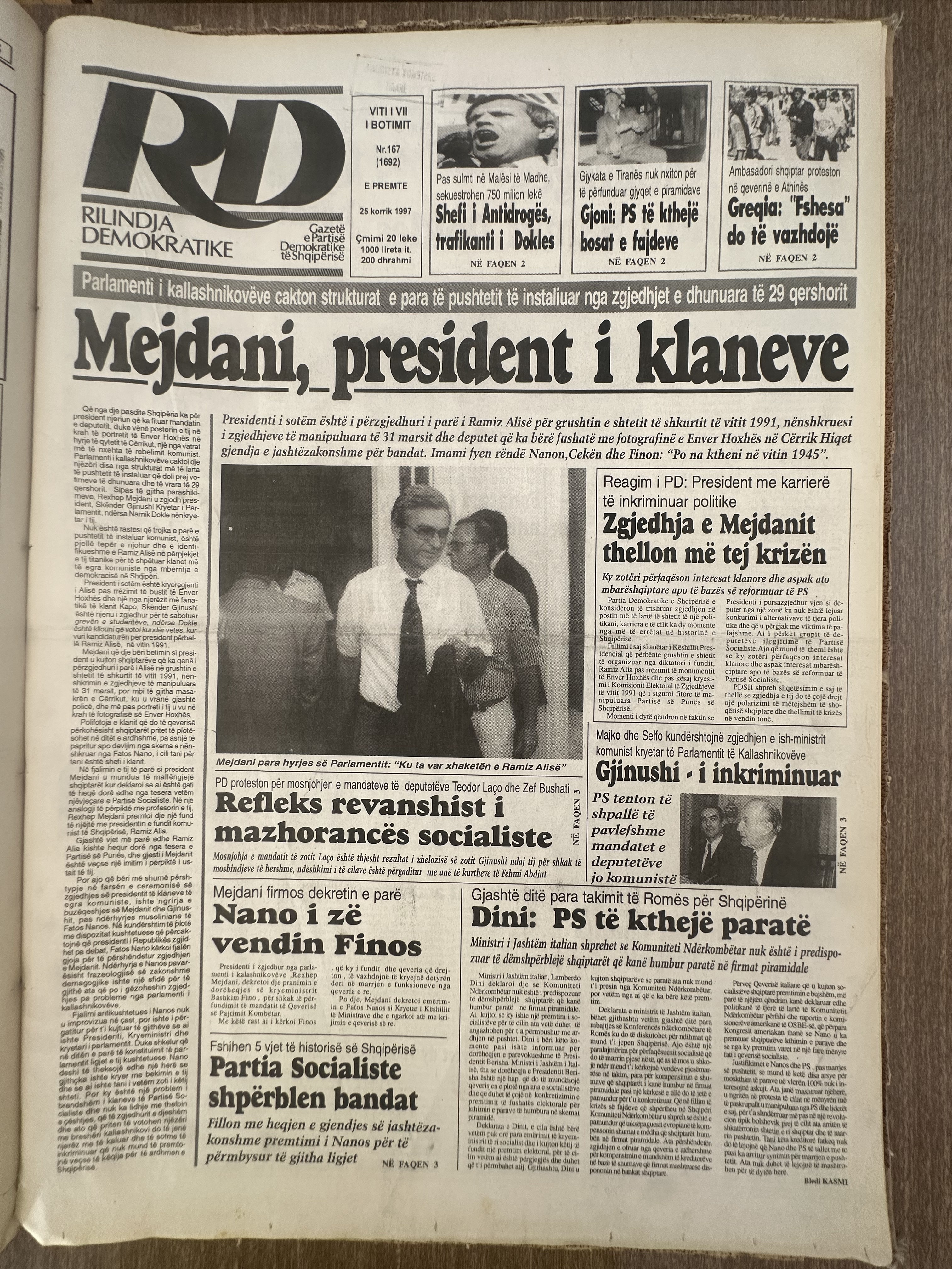Rilindja Demokratike 1997-07-25