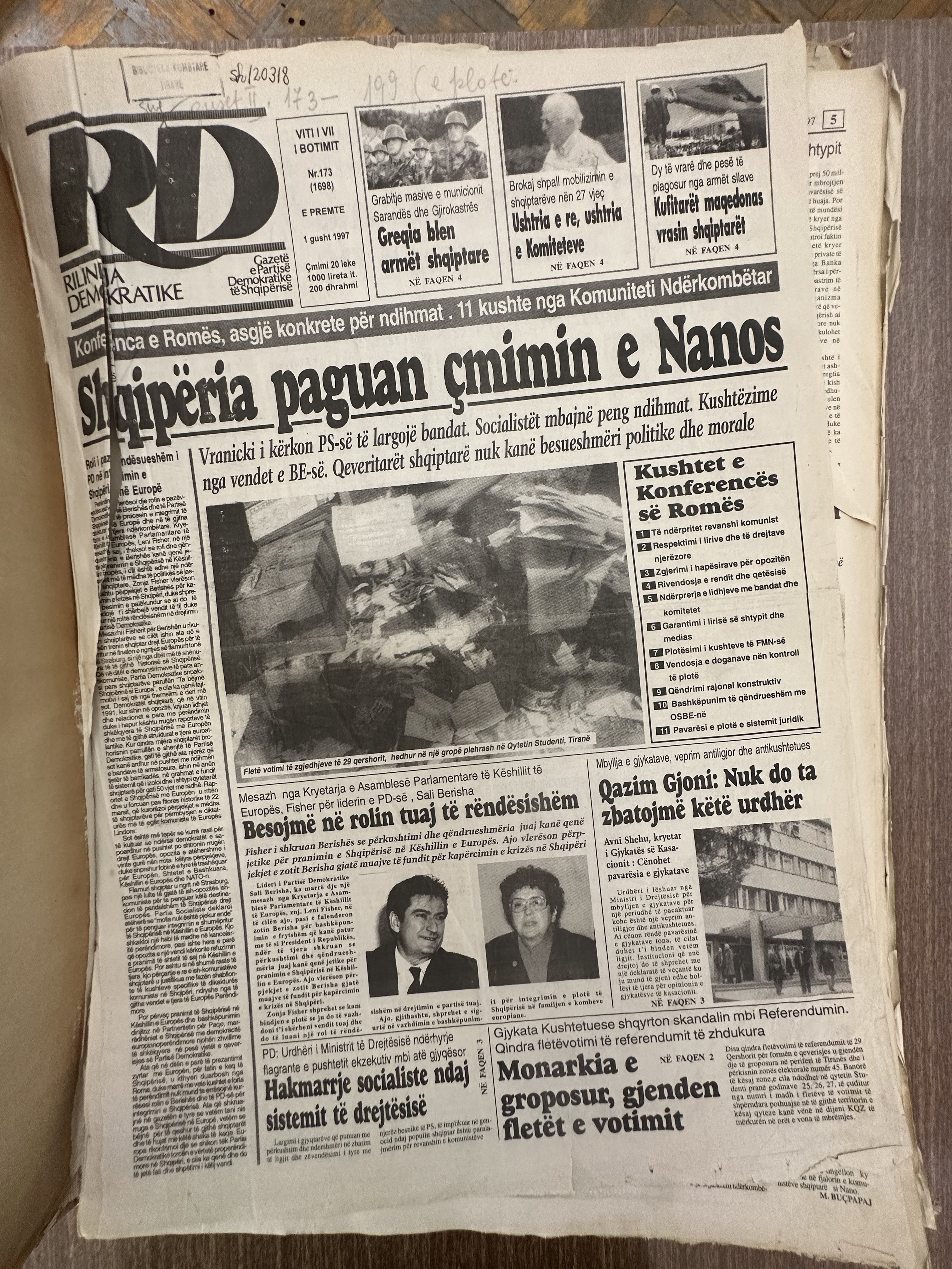 Rilindja Demokratike 1997-08-01