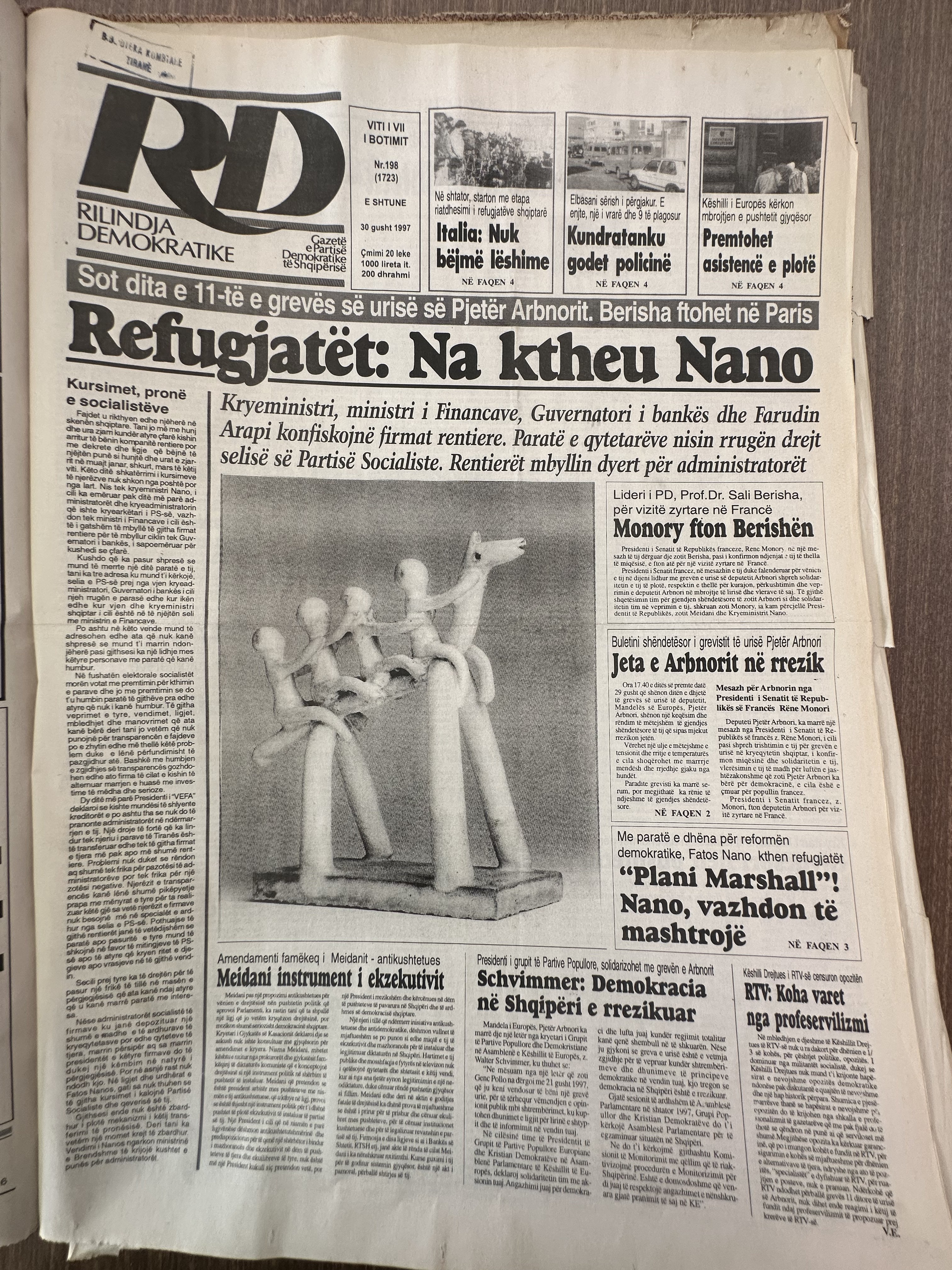Rilindja Demokratike 1997-08-30